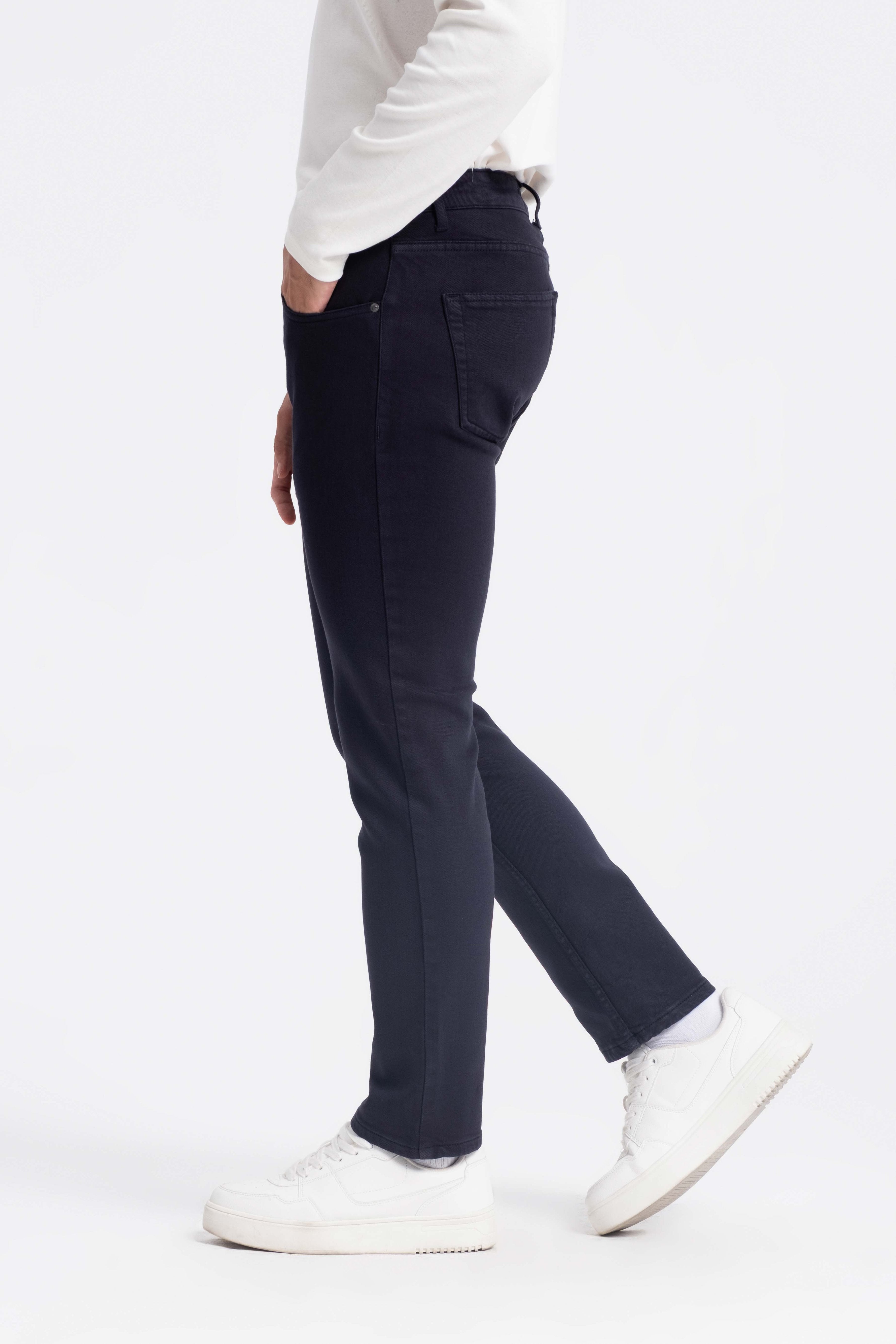 NORMAL BEL FERMUARLI BORU PAÇA -WS - Color: NAVY P.B.