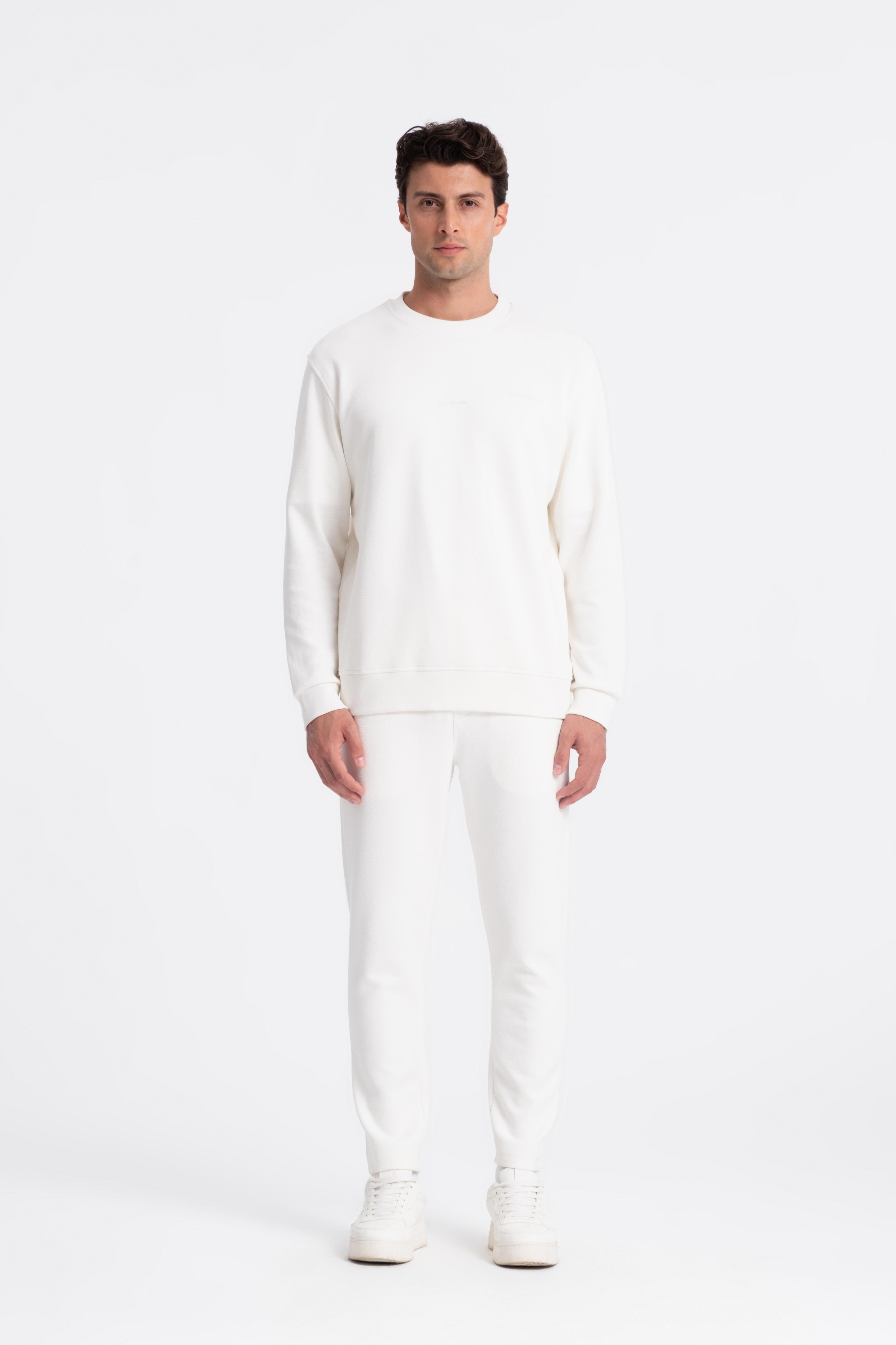 9519 JS 0 YAKA LAKİNT SWEAT -R - Color: EKRU