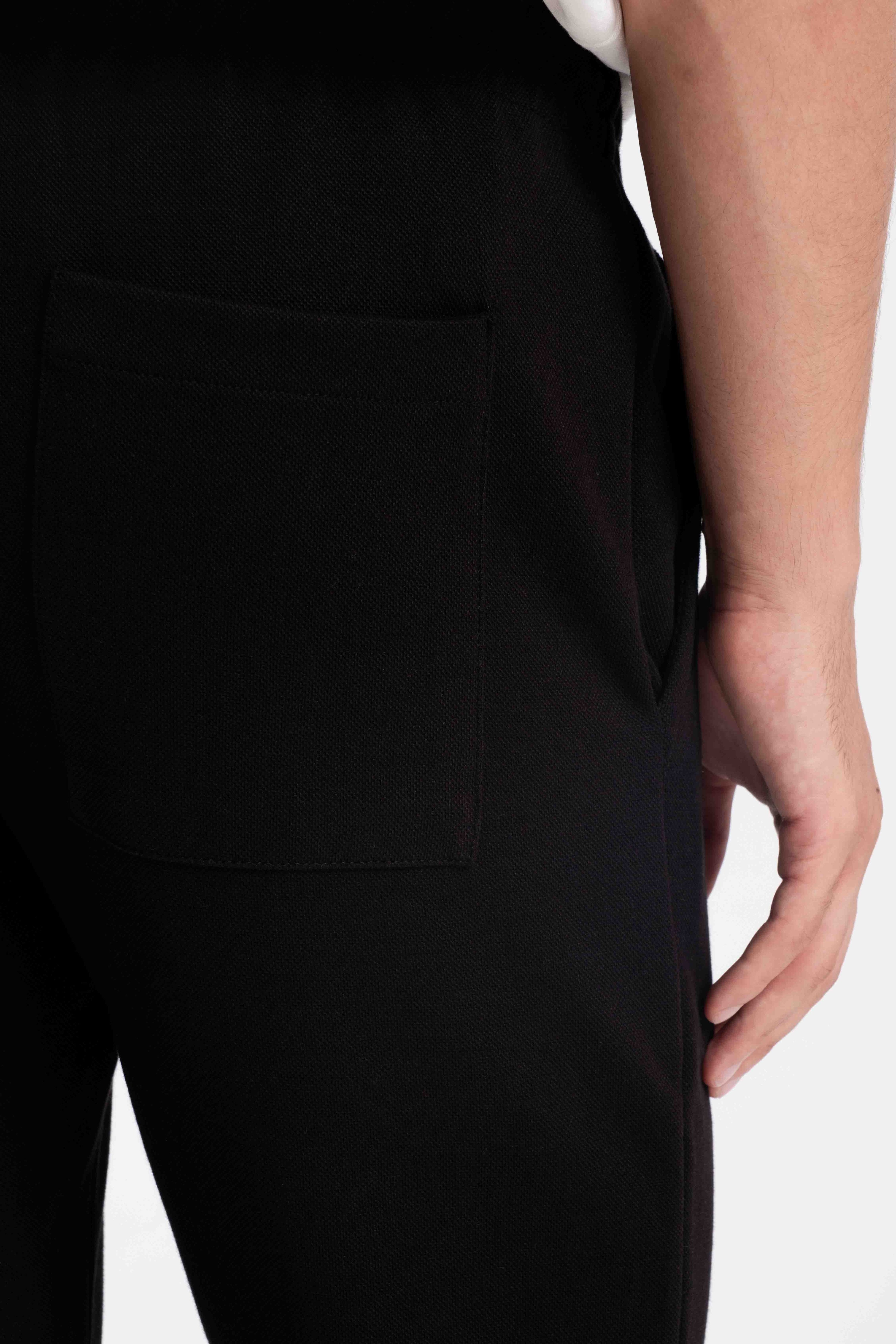 9557 JS LAKİNT ÖRME PANTOLON -R - Color: SİYAH
