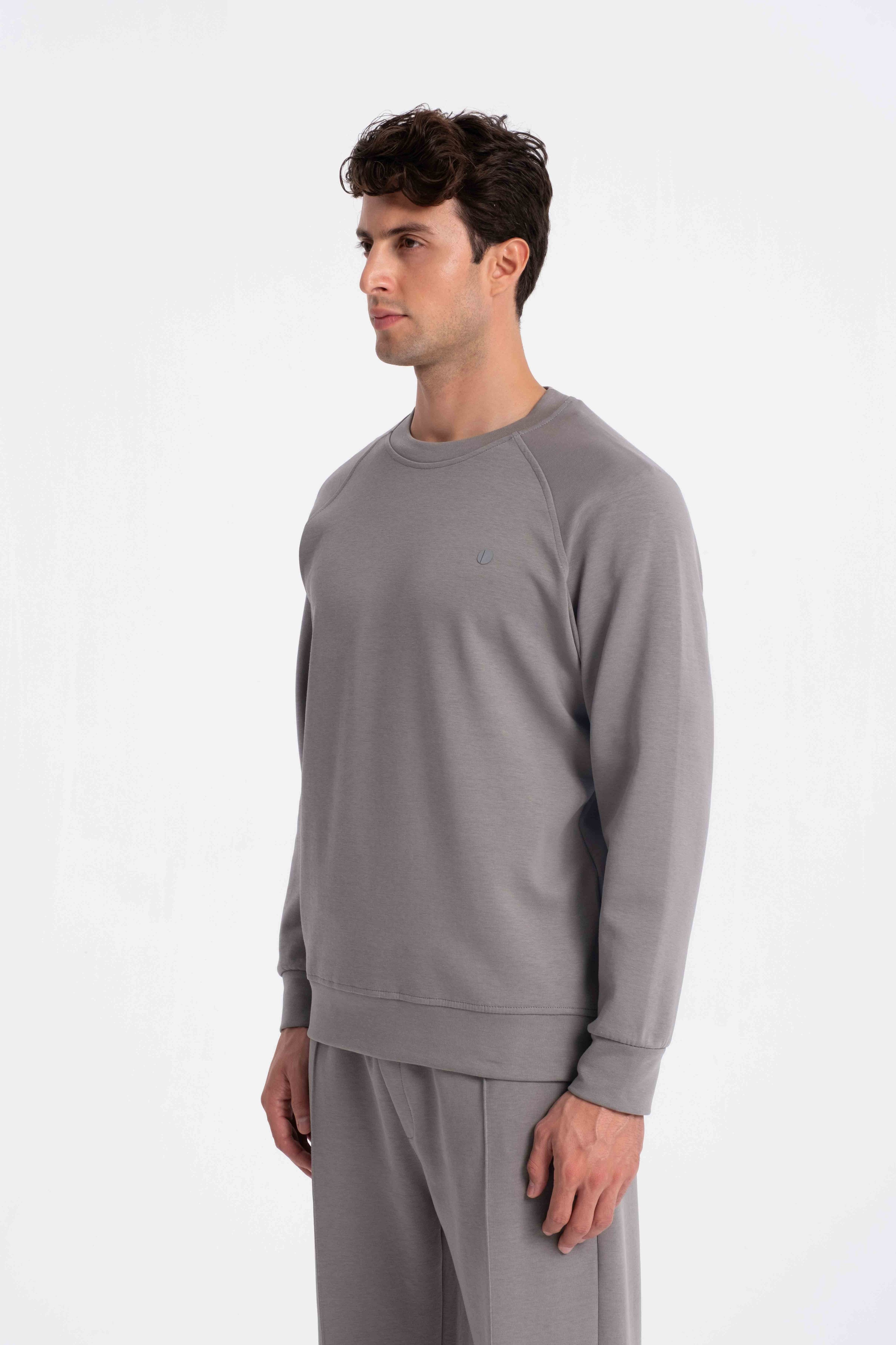 9563 JS 0 YAKA LYC DOUBLE FACE SWEAT -WS - Color: A.HAKI