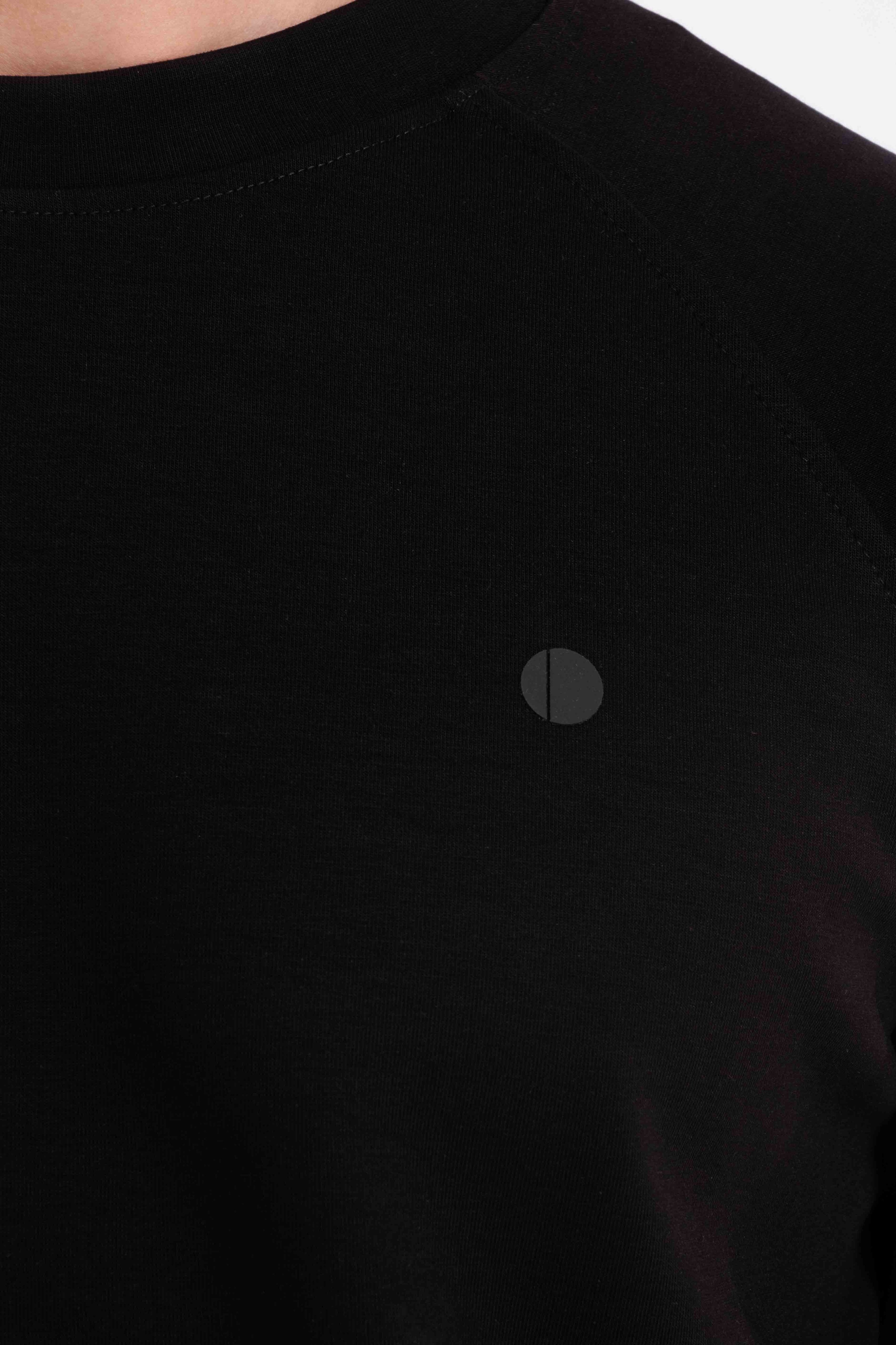 9563 JS 0 YAKA LYC DOUBLE FACE SWEAT -R - Color: SİYAH