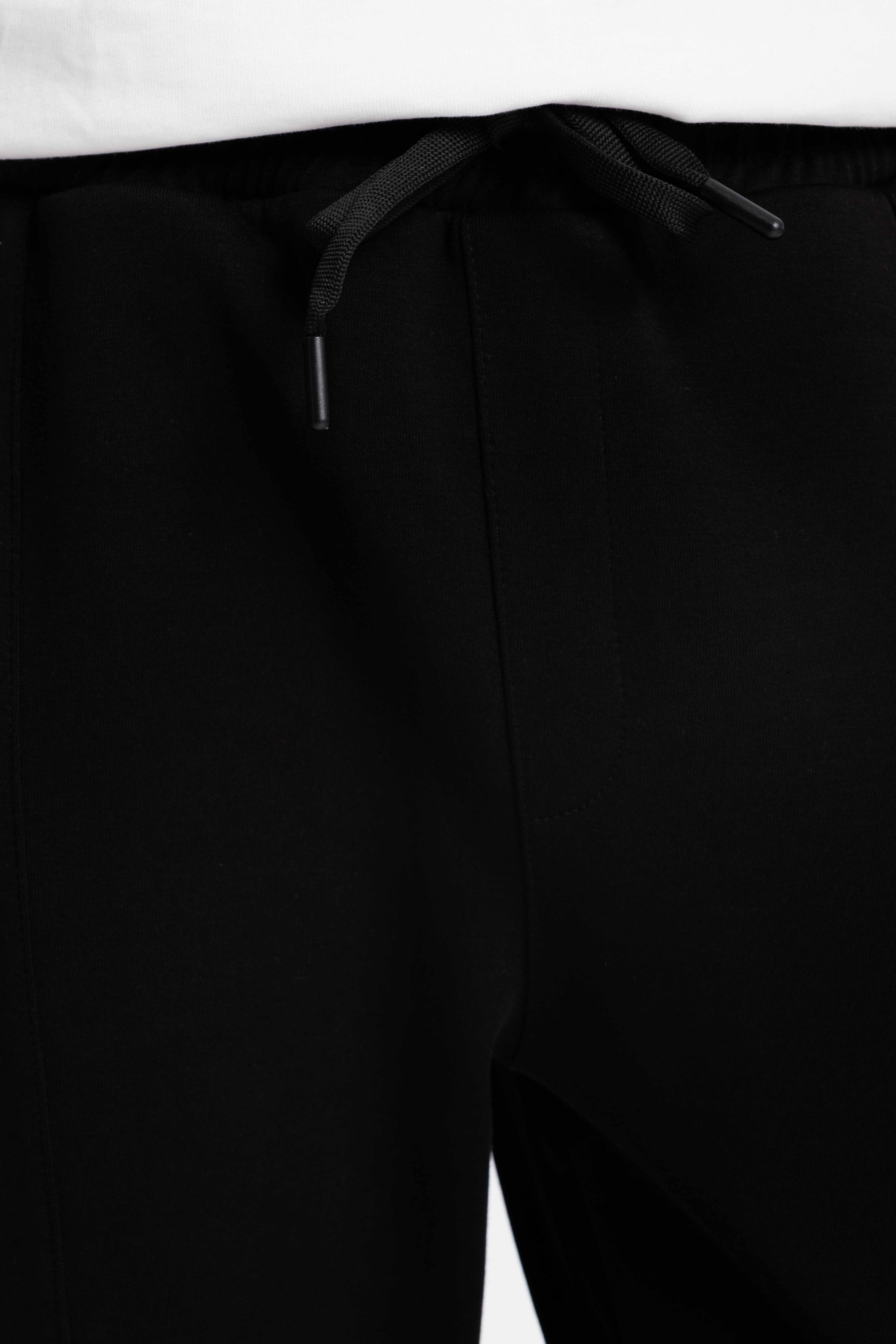 9567 JS DOUBLE FACE ÖRME PANT -R - Color: SİYAH