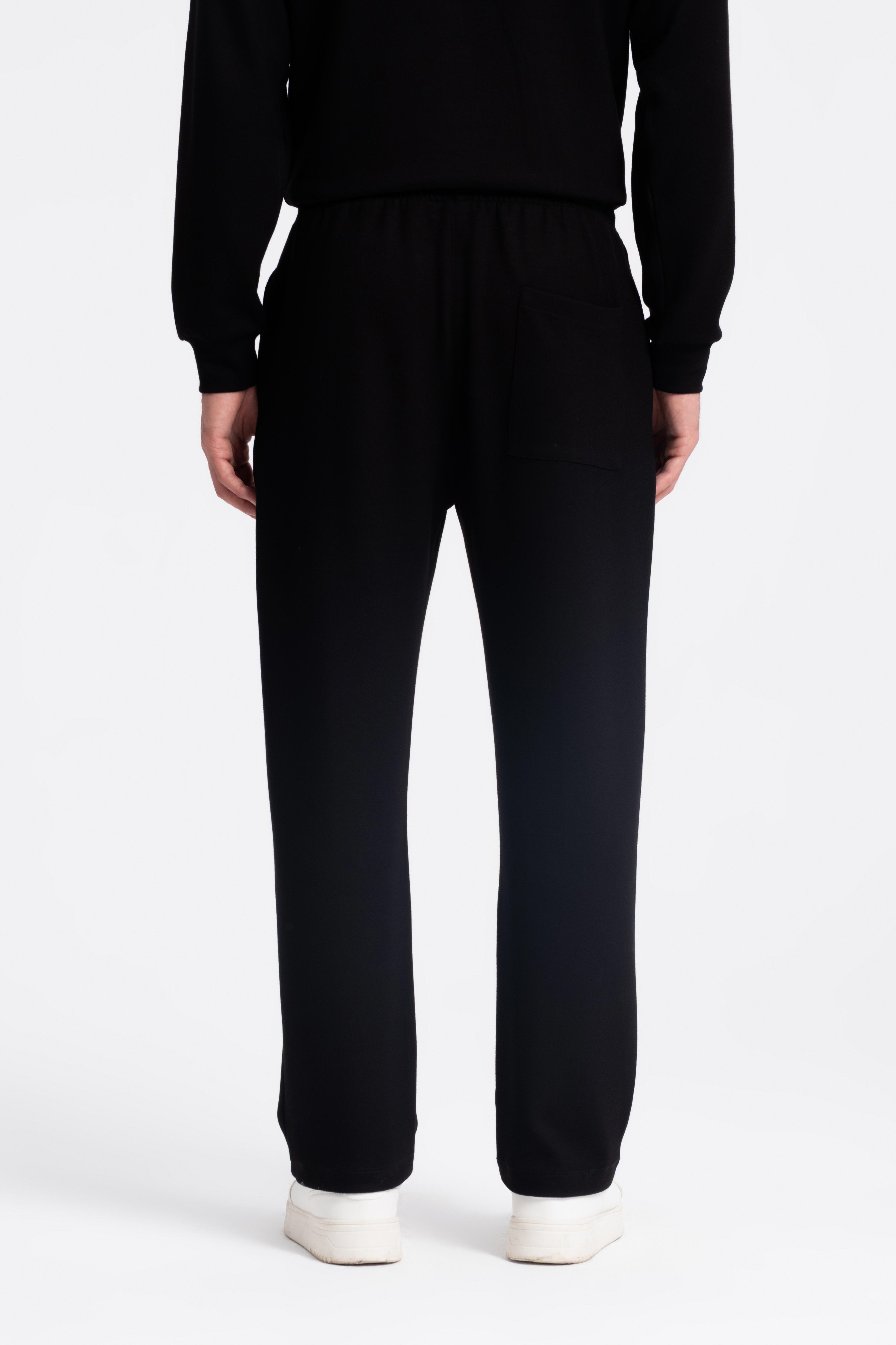 9573 JS MODAL ÖRME PANT -R - Color: SİYAH