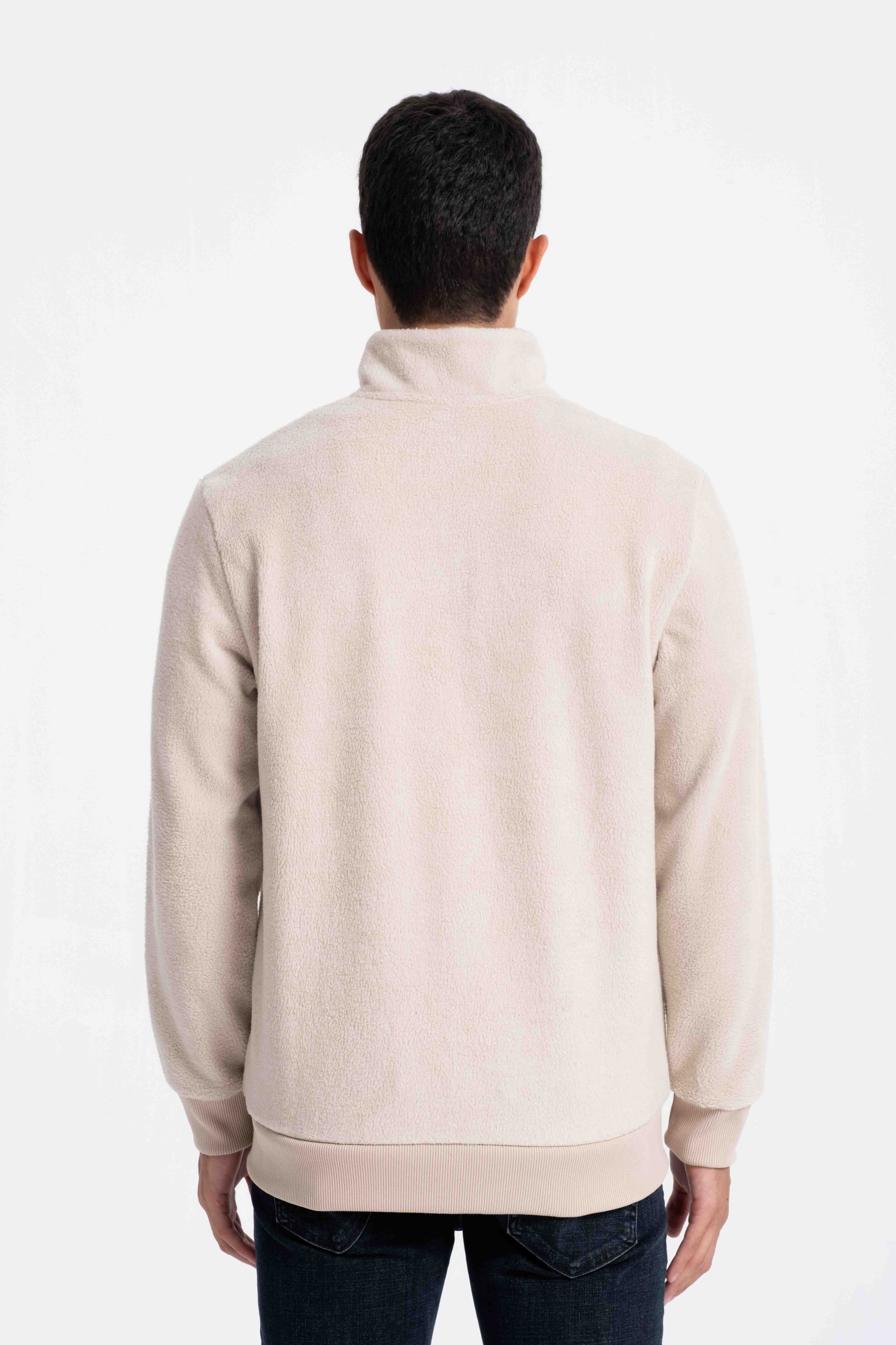 9579 JS DİK YAKA İNTERSOFT HIRKA -R - Color: KUM BEJİ