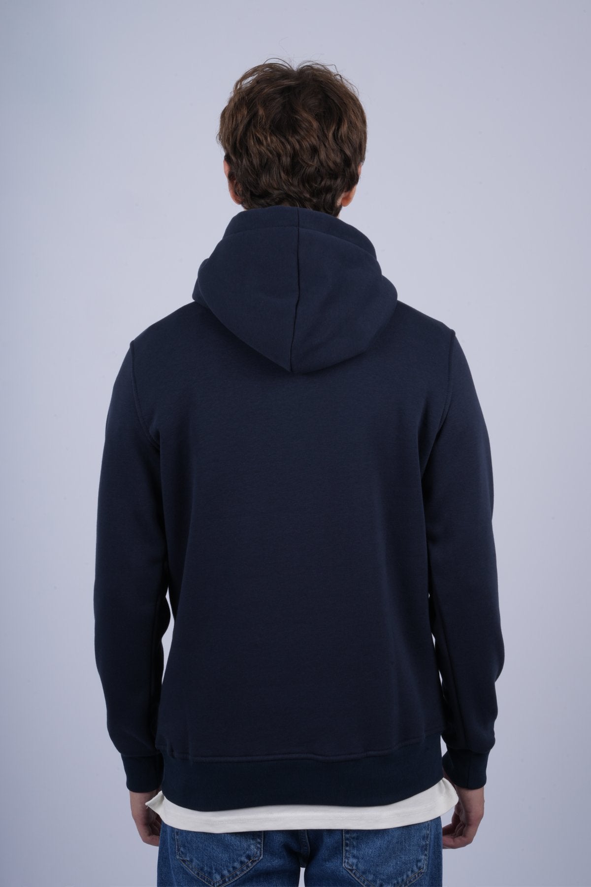 9506 JS KAPŞONLU 3 İPLİK SWEAT -R - Color: LACİVERT