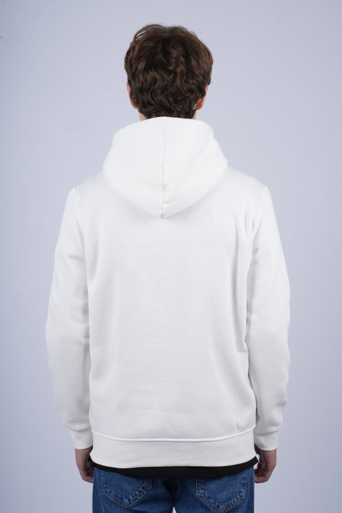 9506 JS KAPŞONLU 3 İPLİK SWEAT -R - Color: EKRU