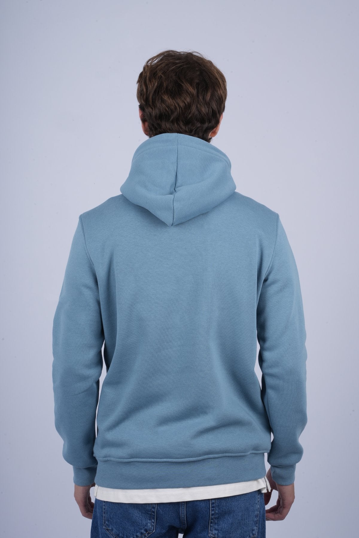 9506 JS KAPŞONLU 3 İPLİK SWEAT -R - Color: S MAVİ