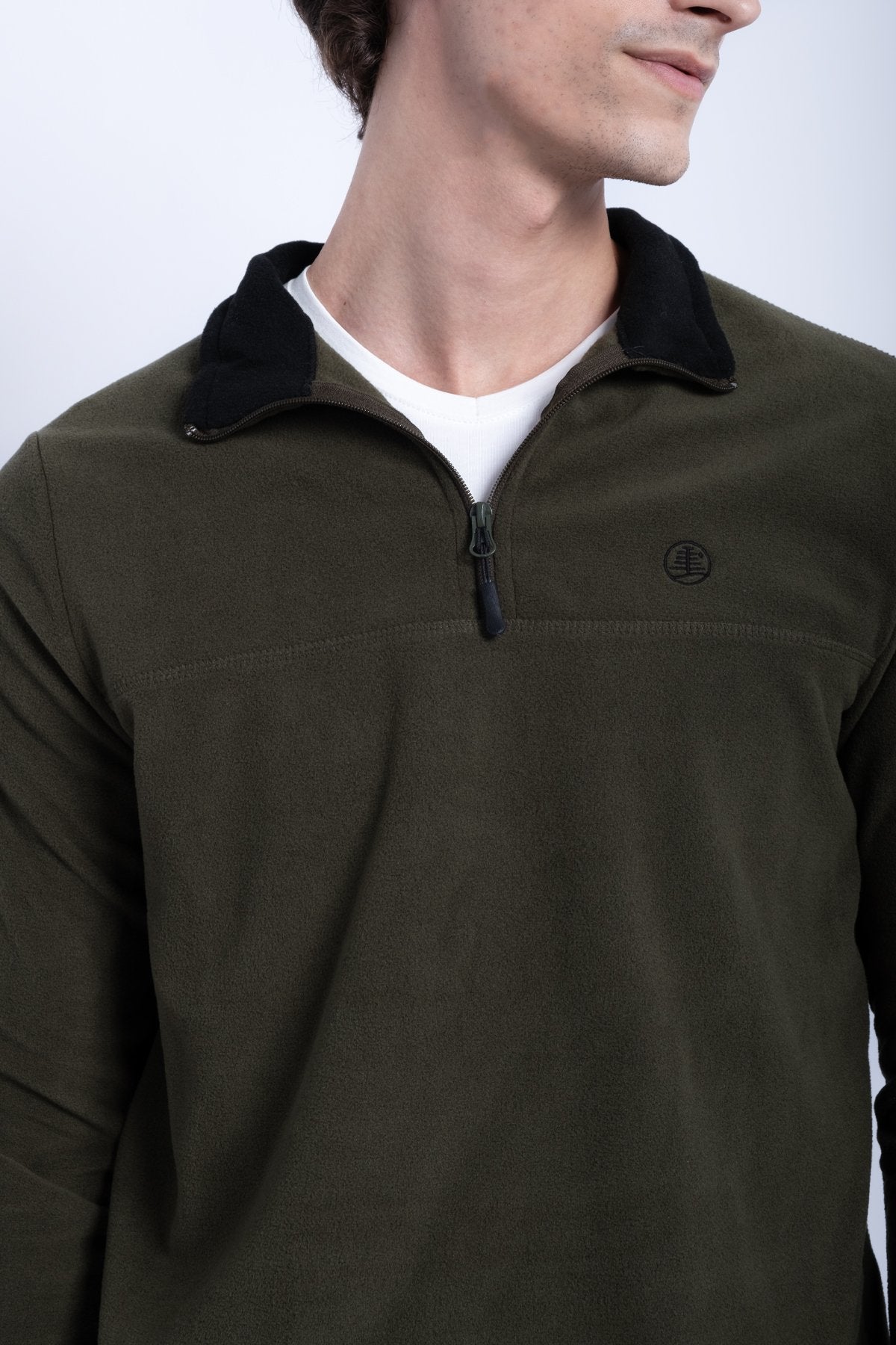 9500 JS BASİC DİK YAKA POLAR -WS - Color: HAKİ