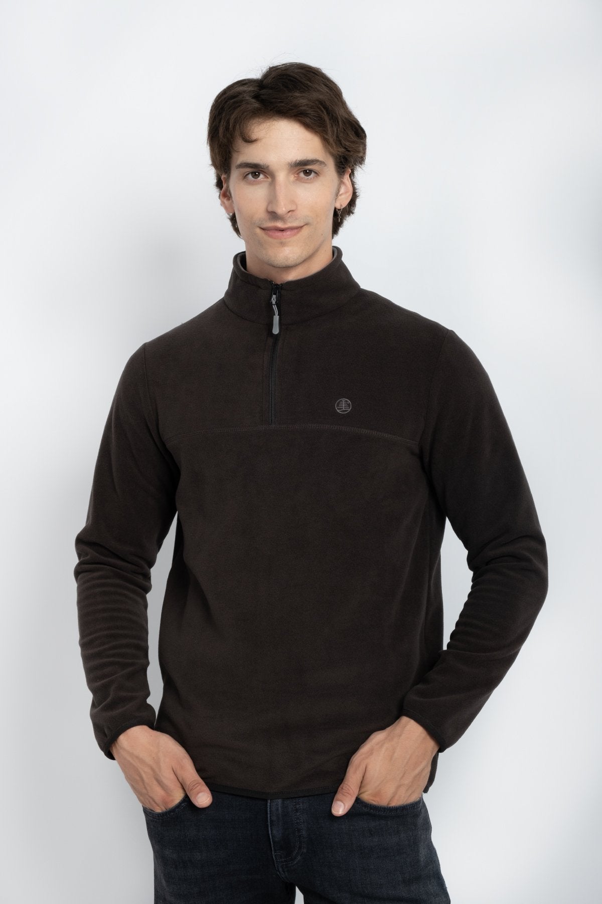9500 JS BASİC DİK YAKA POLAR -WS - Color: ANTRASİT