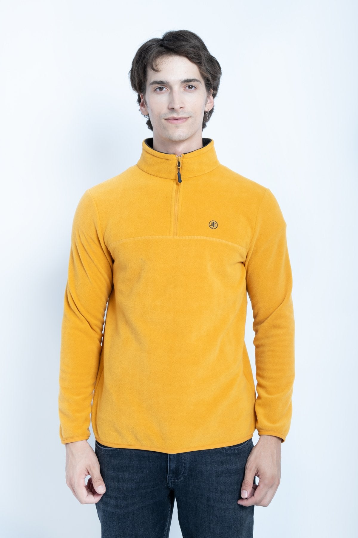 9500 JS BASİC DİK YAKA POLAR -WS - Color: HARDAL