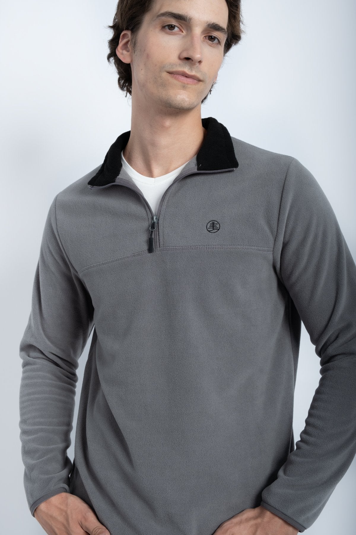 9500 JS BASİC DİK YAKA POLAR -WS - Color: GRİ