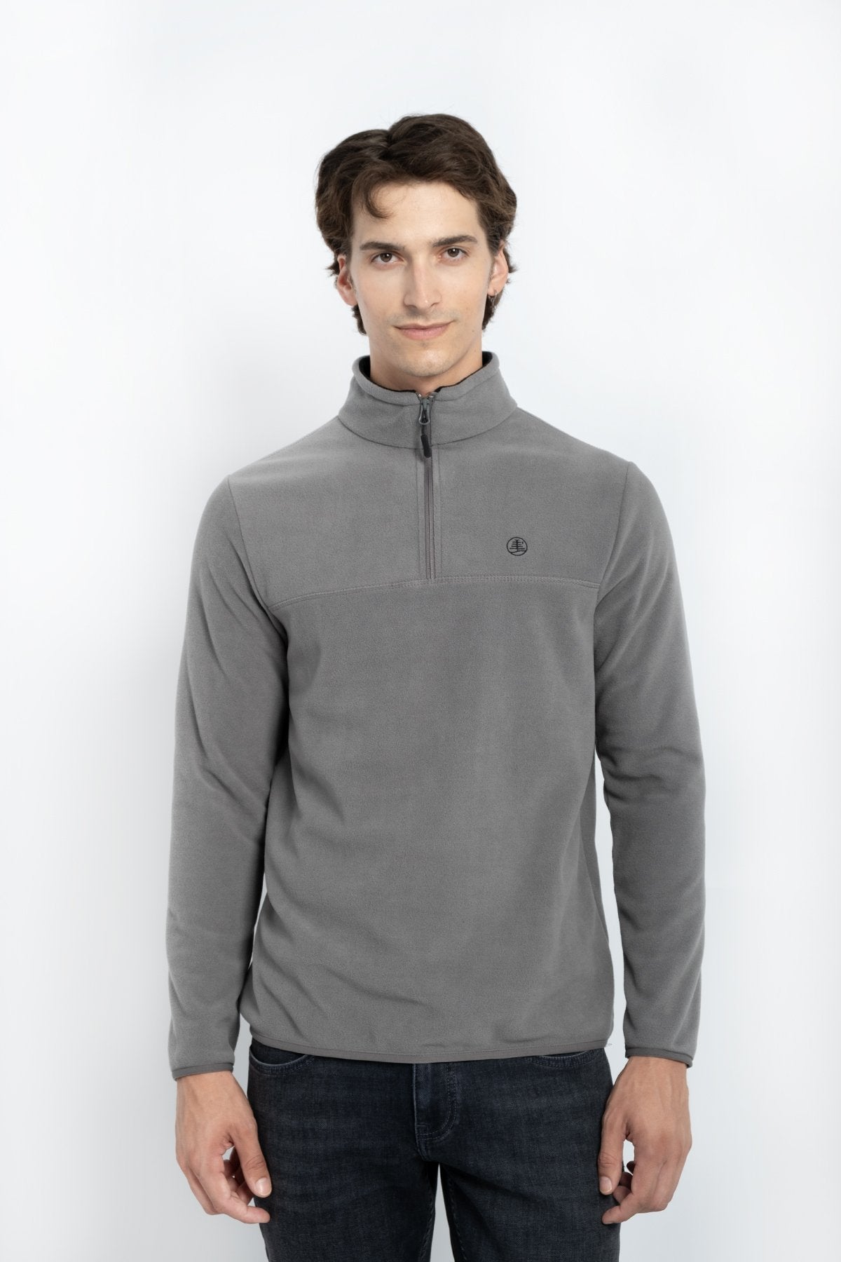 9500 JS BASİC DİK YAKA POLAR -WS - Color: GRİ