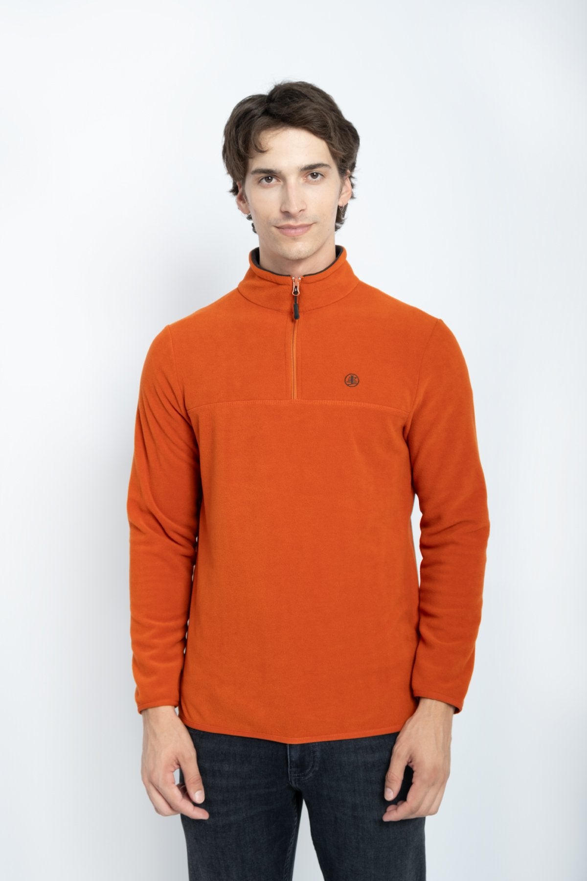 9500 JS BASİC DİK YAKA POLAR -R - Color: ORANJ