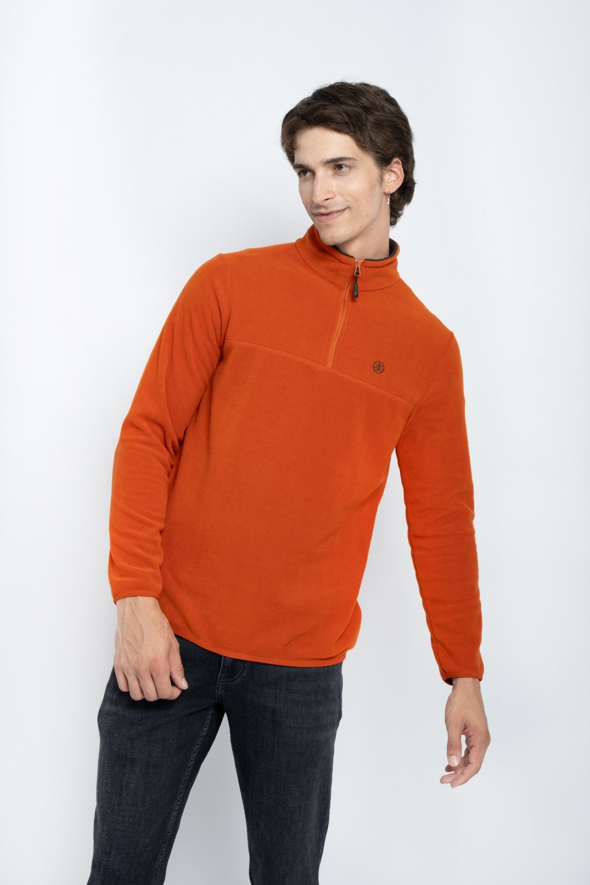 9500 JS BASİC DİK YAKA POLAR -R - Color: ORANJ