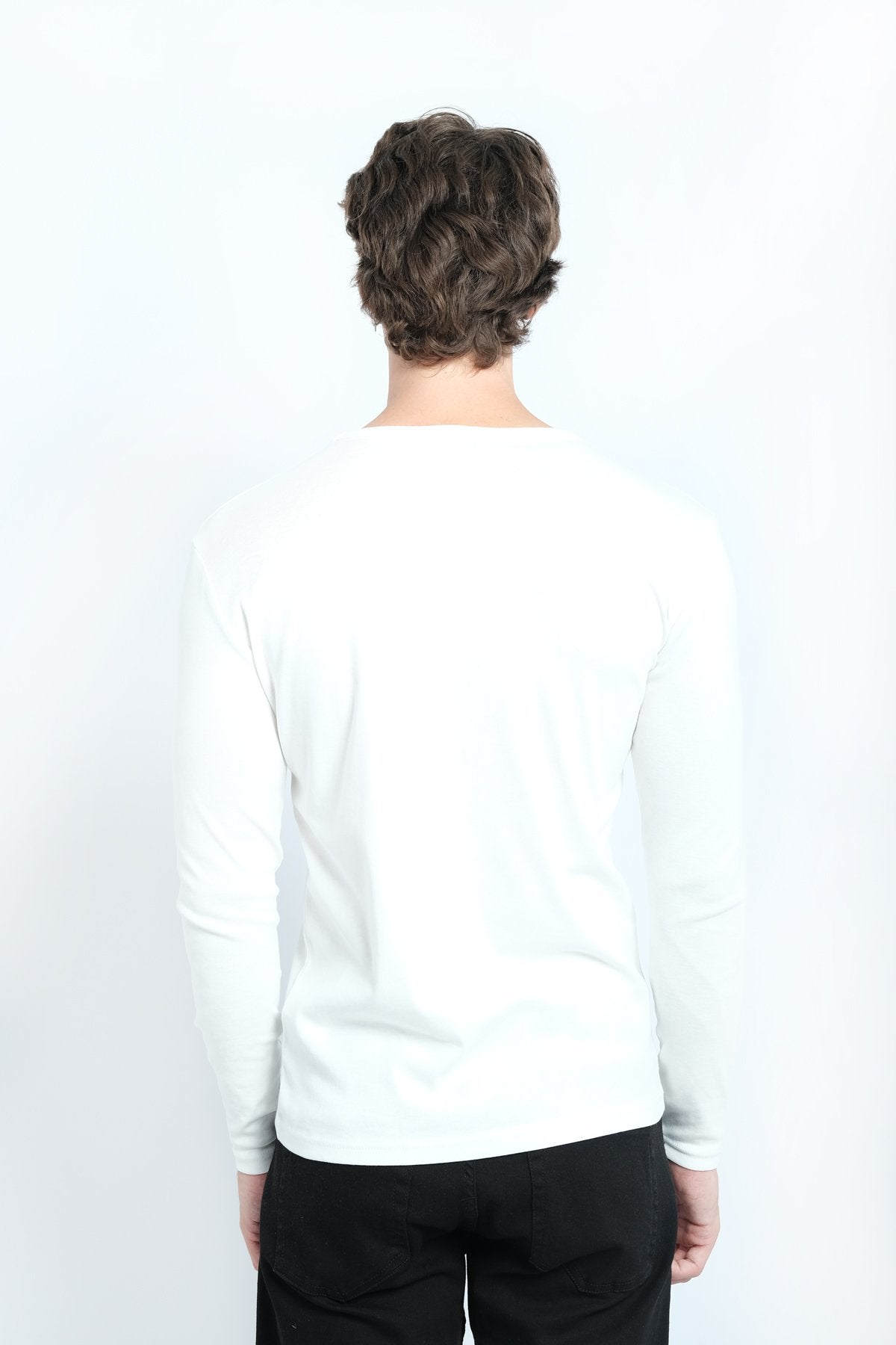 9529 JS 0 YAKA BASİC RİBANA SWEAT -R - Color: EKRU