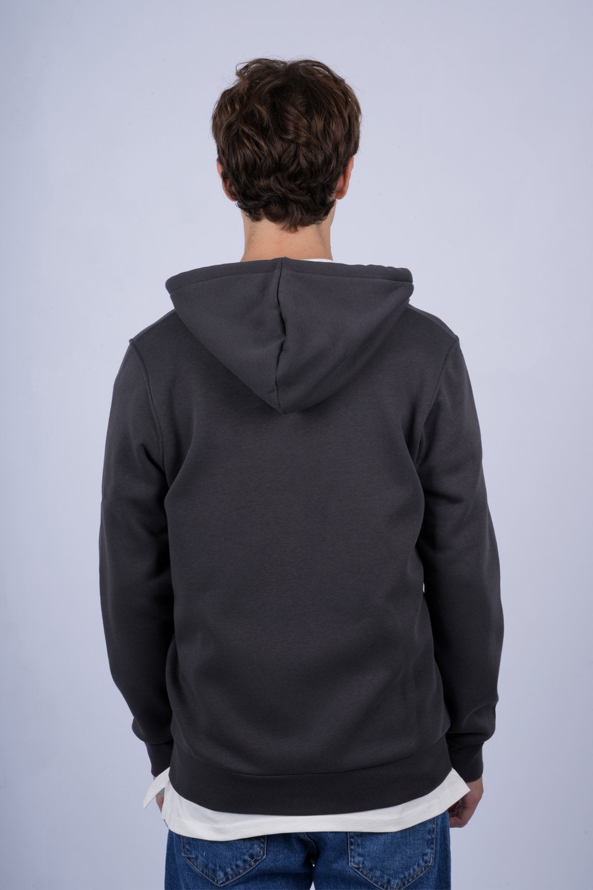 9508 JS KAPŞONLU HIRKA 3 İPLİK BASİC -R - Color: ANTRASİT