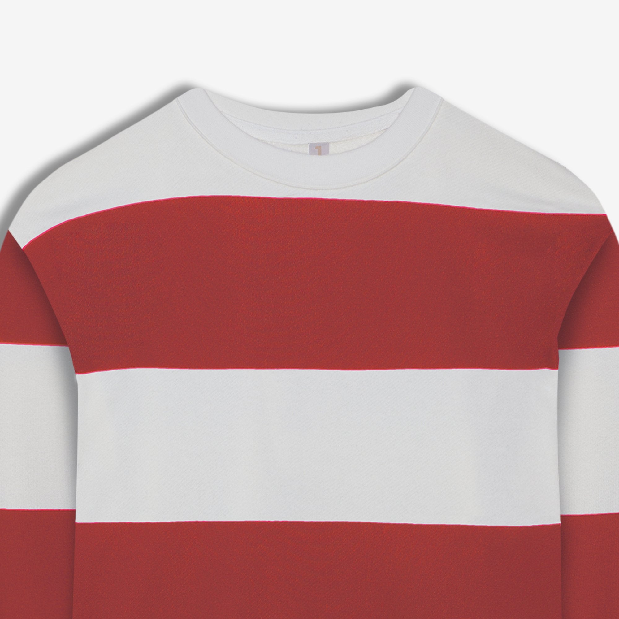 9536 JS 0 YAKA RİNGEL BASKI SWEAT -R - Color: KİREMİT