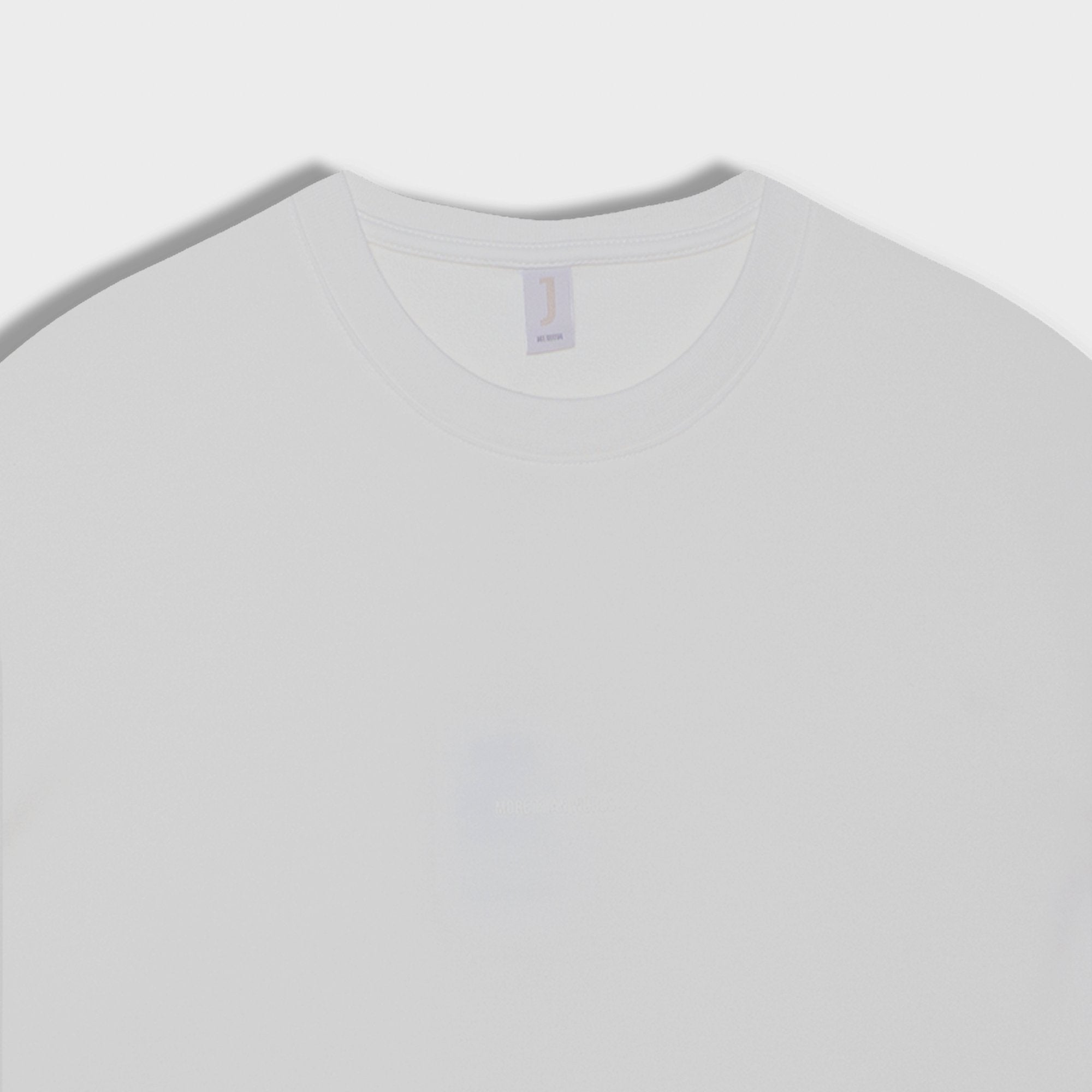 9577 JS 0 YAKA 2 İPLİK T SHİRT -WS - Color: EKRU