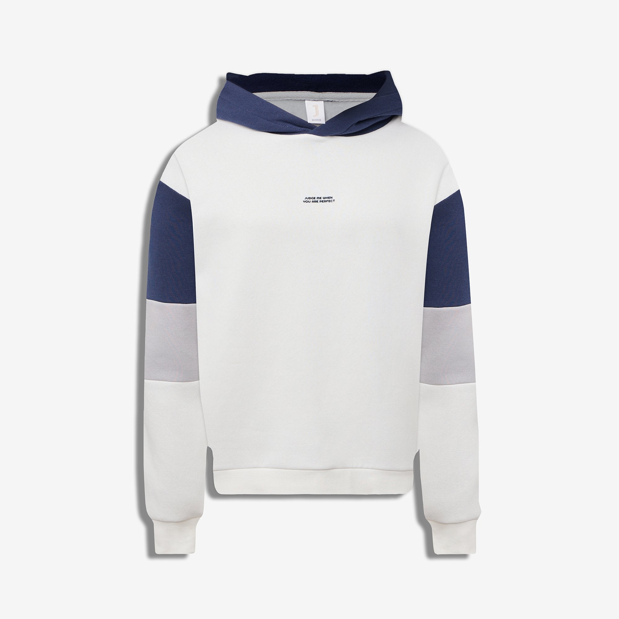 9555 JS KAPŞONLU KOL PARÇALI ENJEKSİYON BASKI 3 İPLİK -R - Color: EKRU