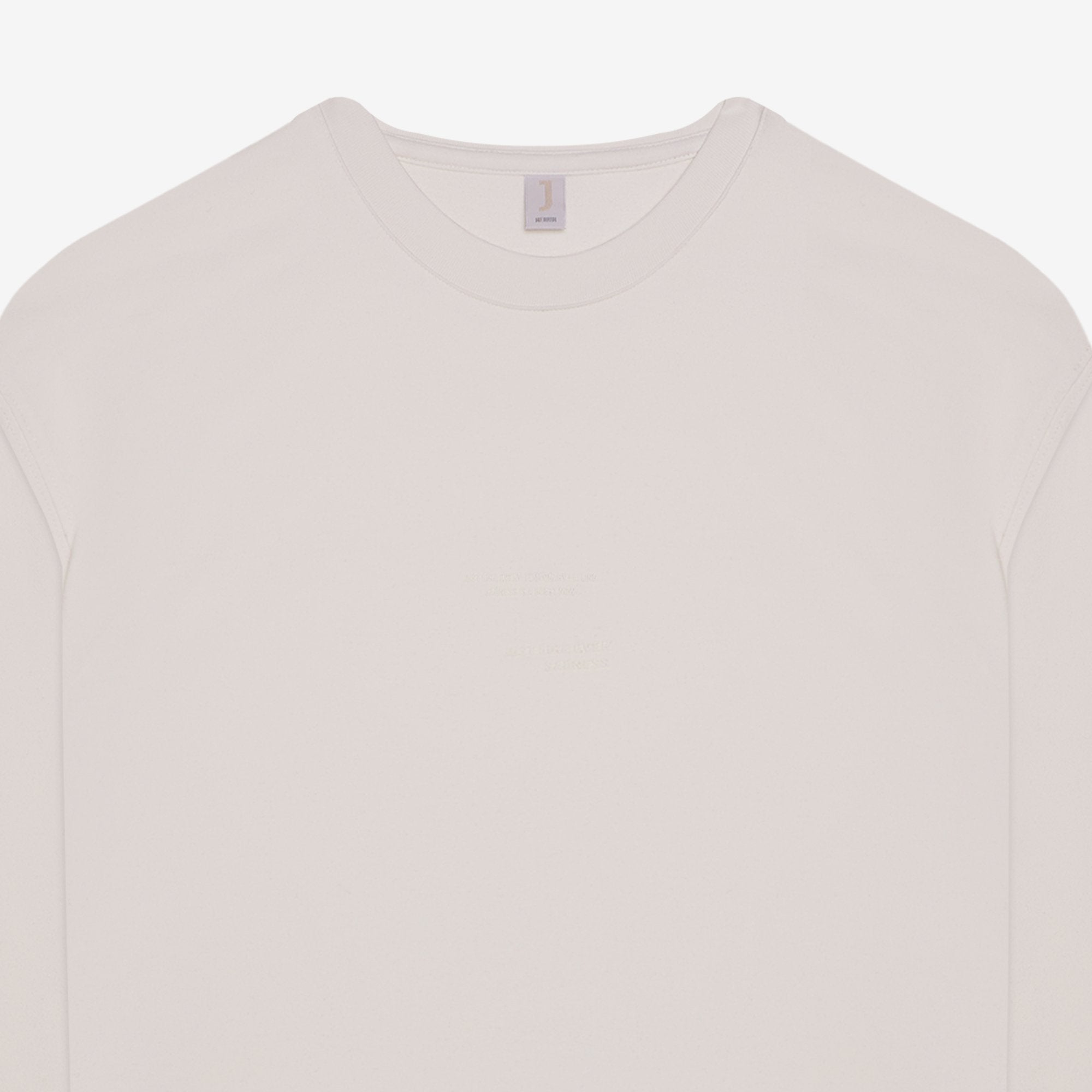 9576 JS 0 YAKA 2 İPLİK SWEAT -R - Color: EKRU