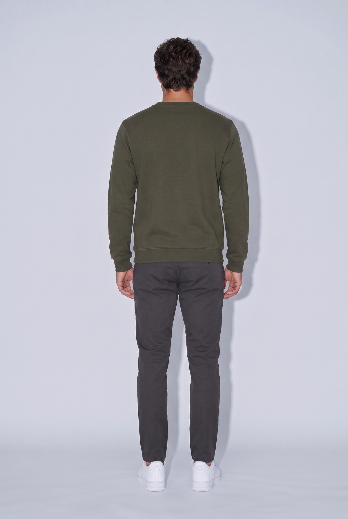 0 Yaka Nakışlı Selanik Sweat (6212)