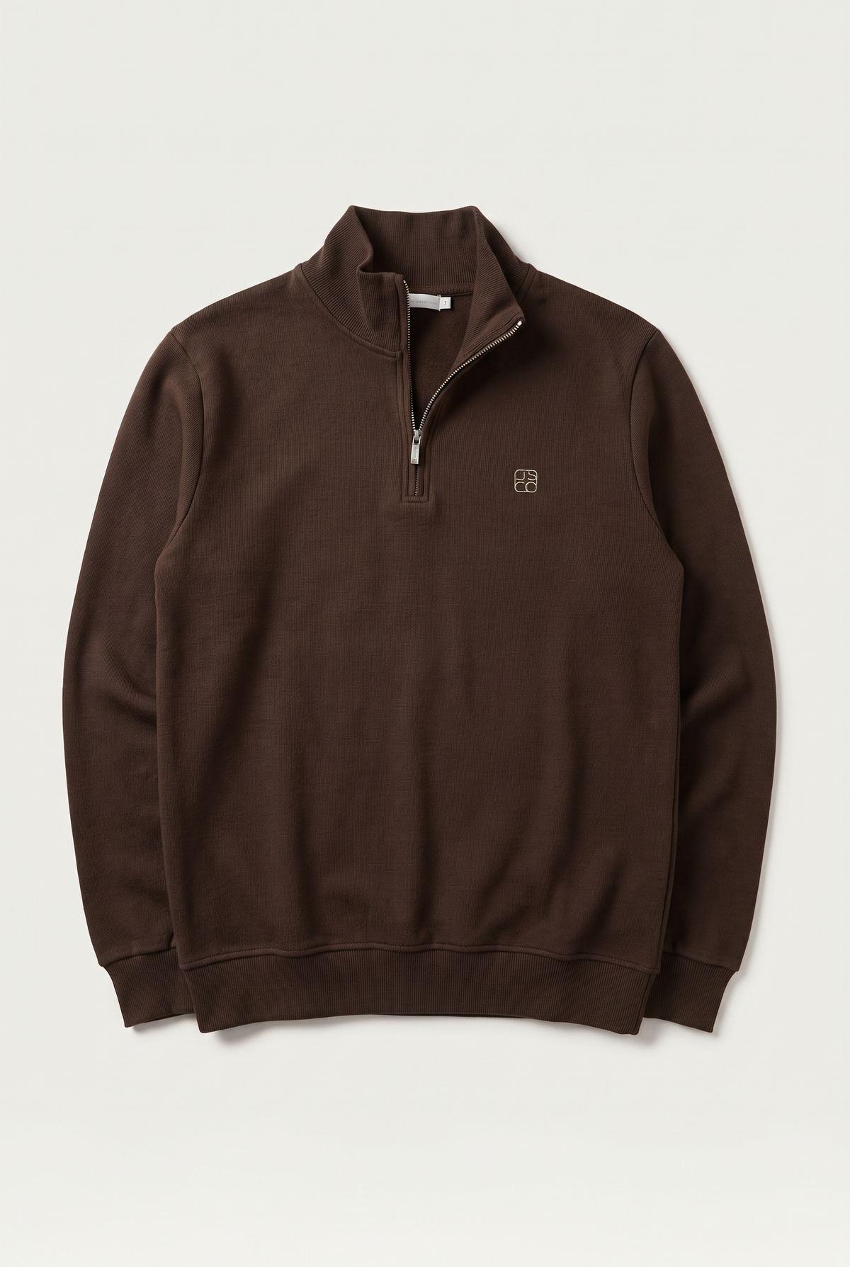 Dik Yaka Nakışlı Selanik Sweat (6213)