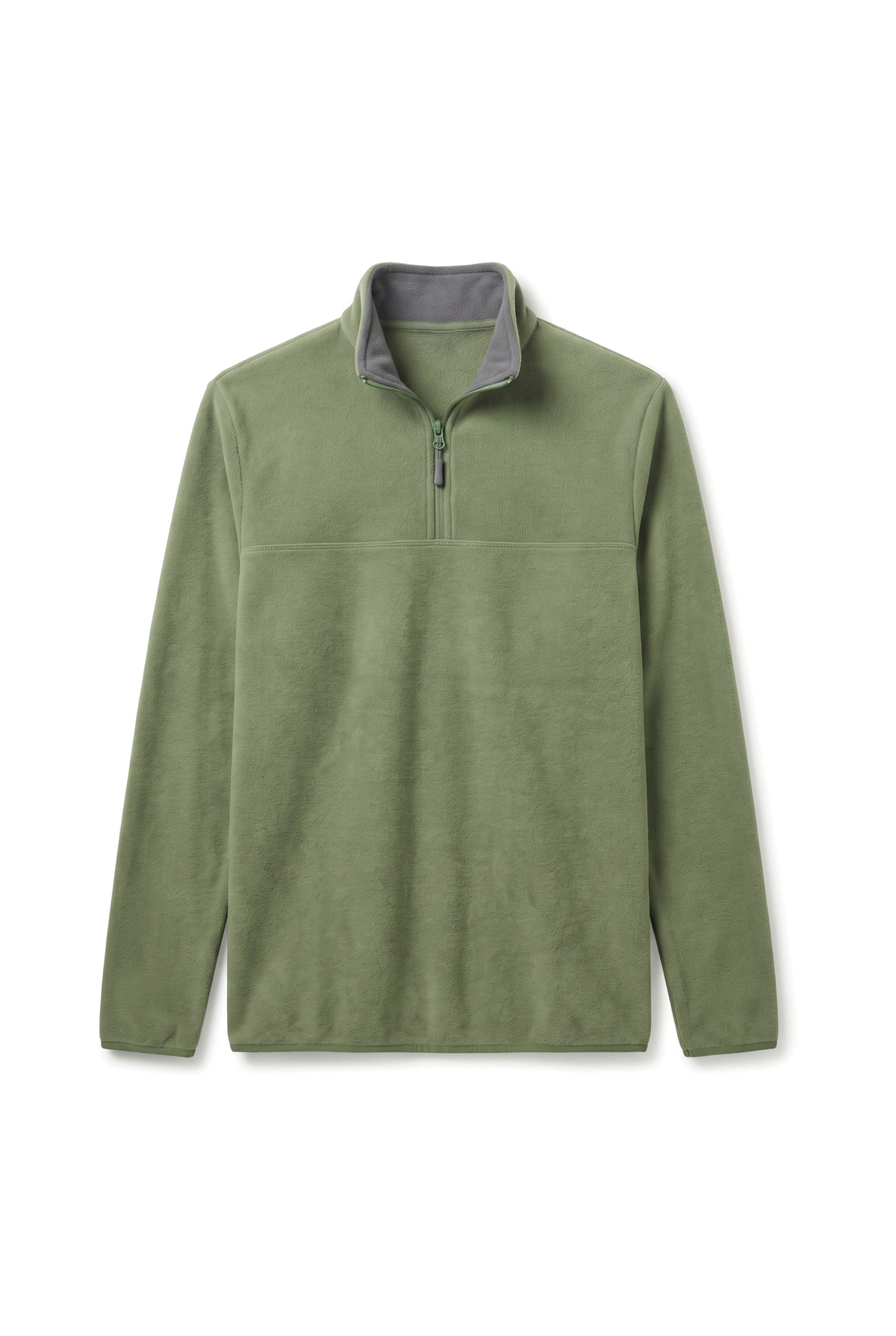 Basic Dik Yaka Polar Sweatshirt (6240)