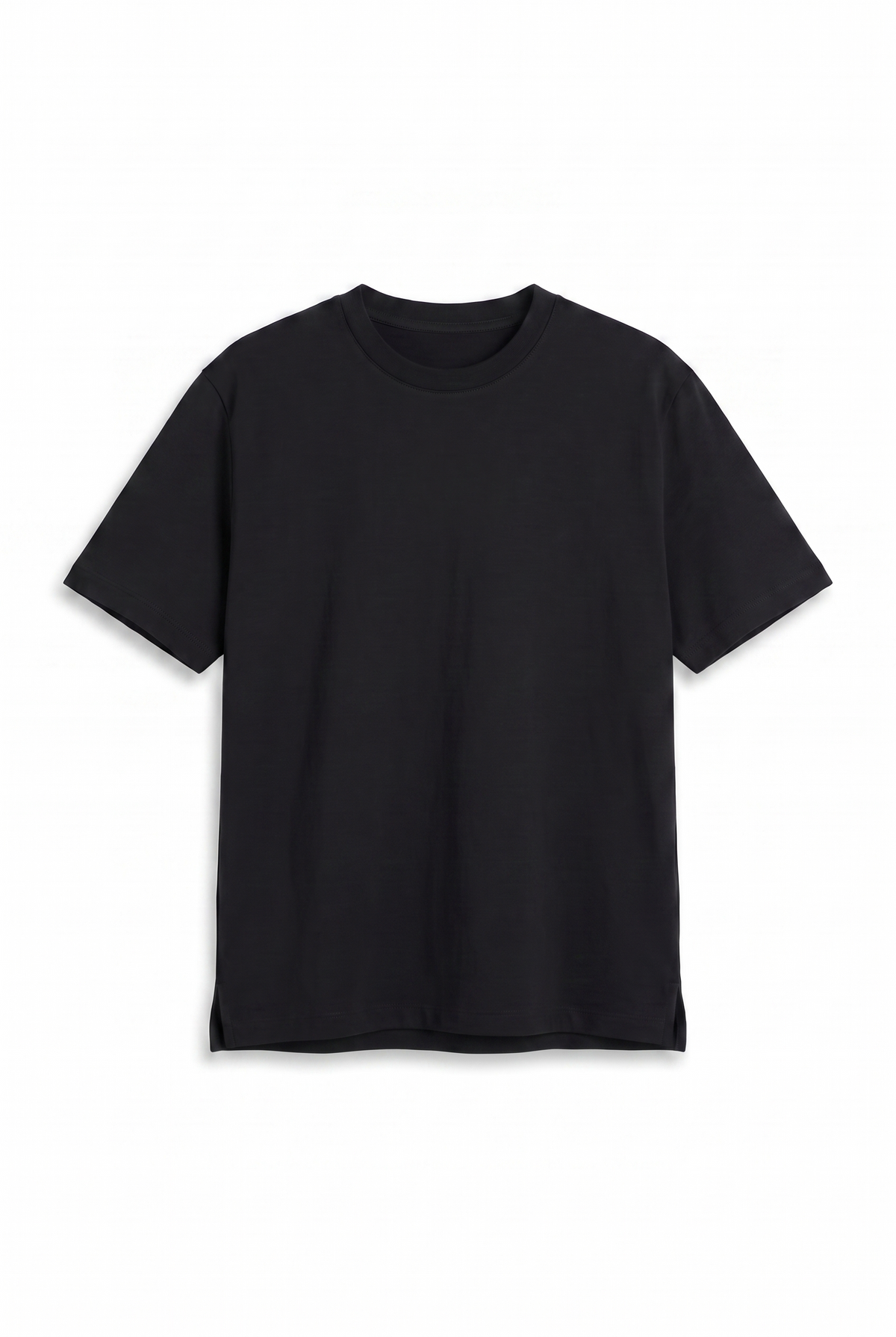 0 Yaka Fırçalı 2 İplik T-Shirt (6226)