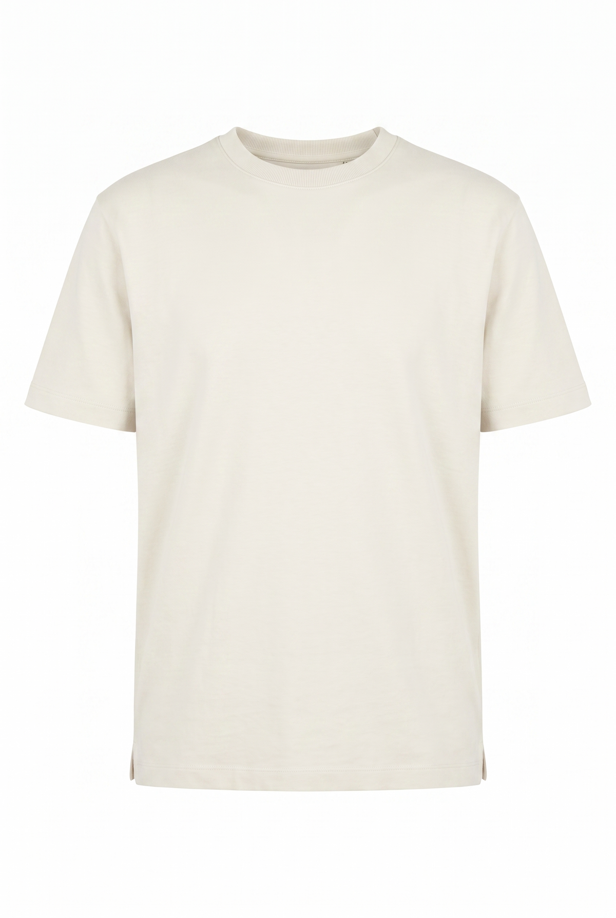 0 Yaka Fırçalı 2 İplik T-Shirt (6226)