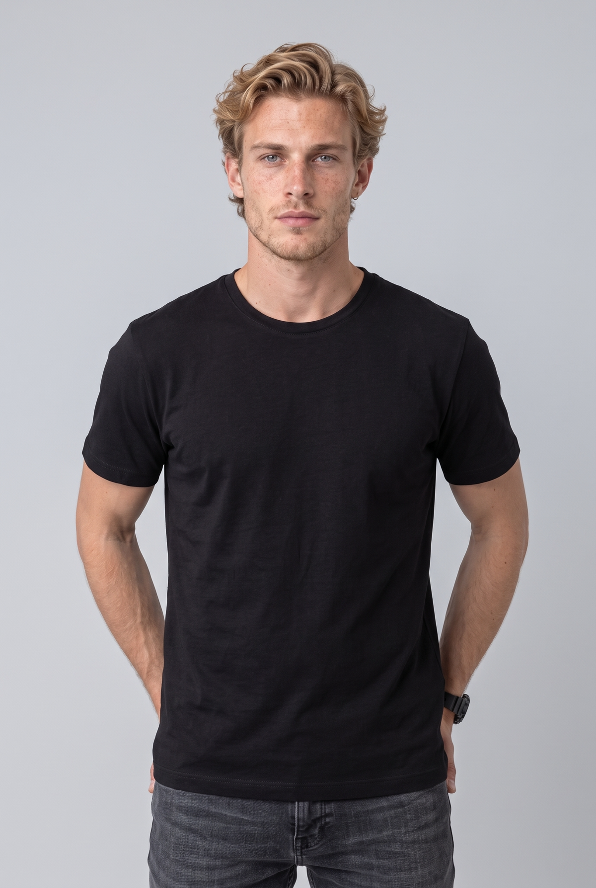 Sıfır Yaka Basic Lyc Süprem T-Shirt (6246)