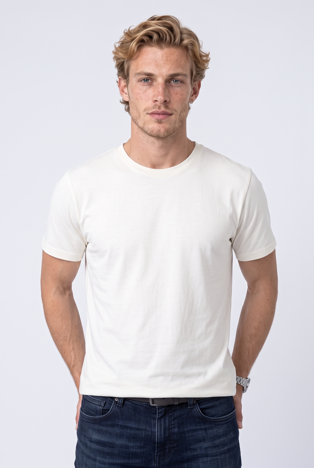 Sıfır Yaka Basic Lyc Süprem T-Shirt (6246)
