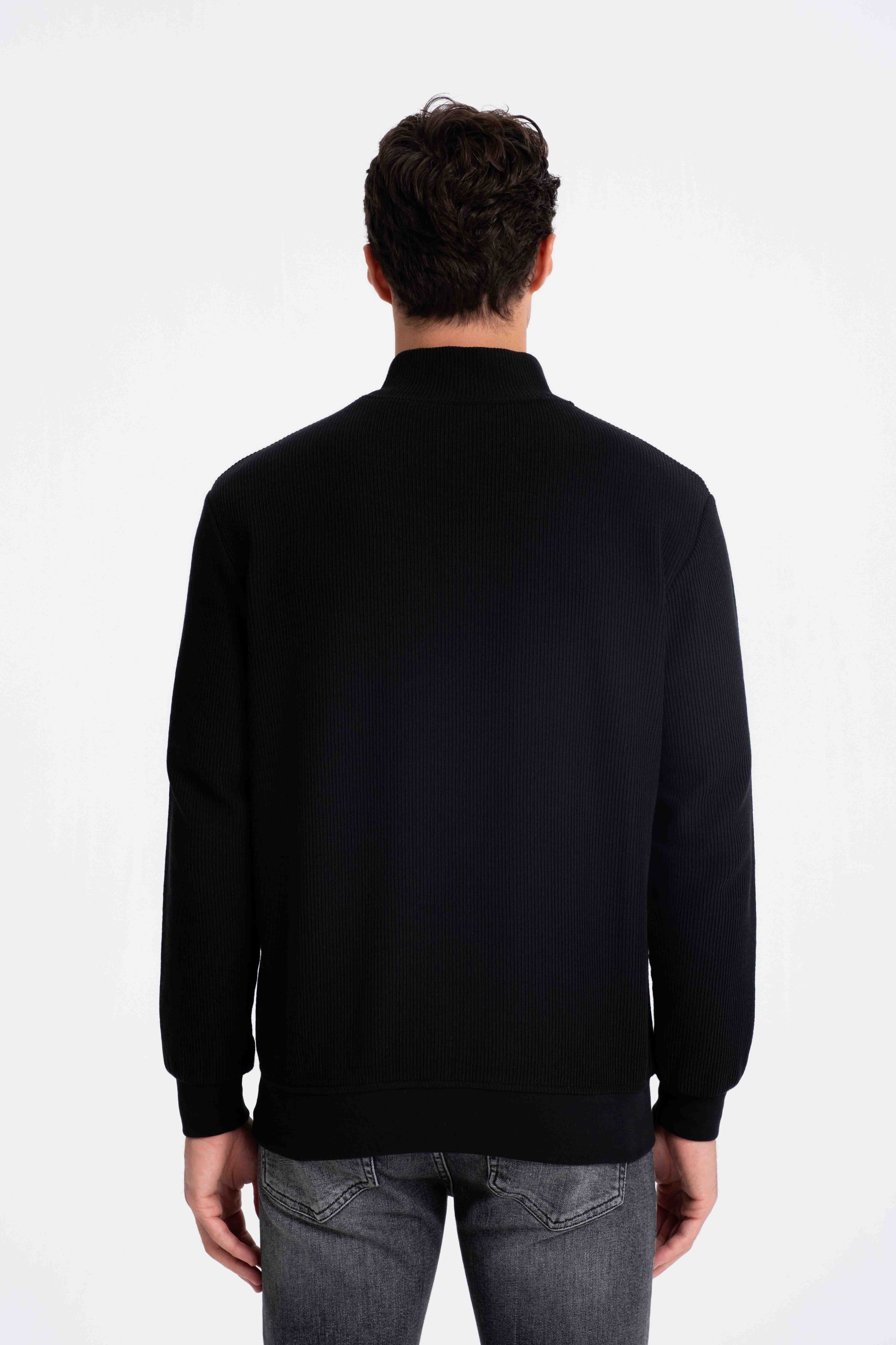 9517 JS DİK YAKA RP SELANİK SWEAT -WS