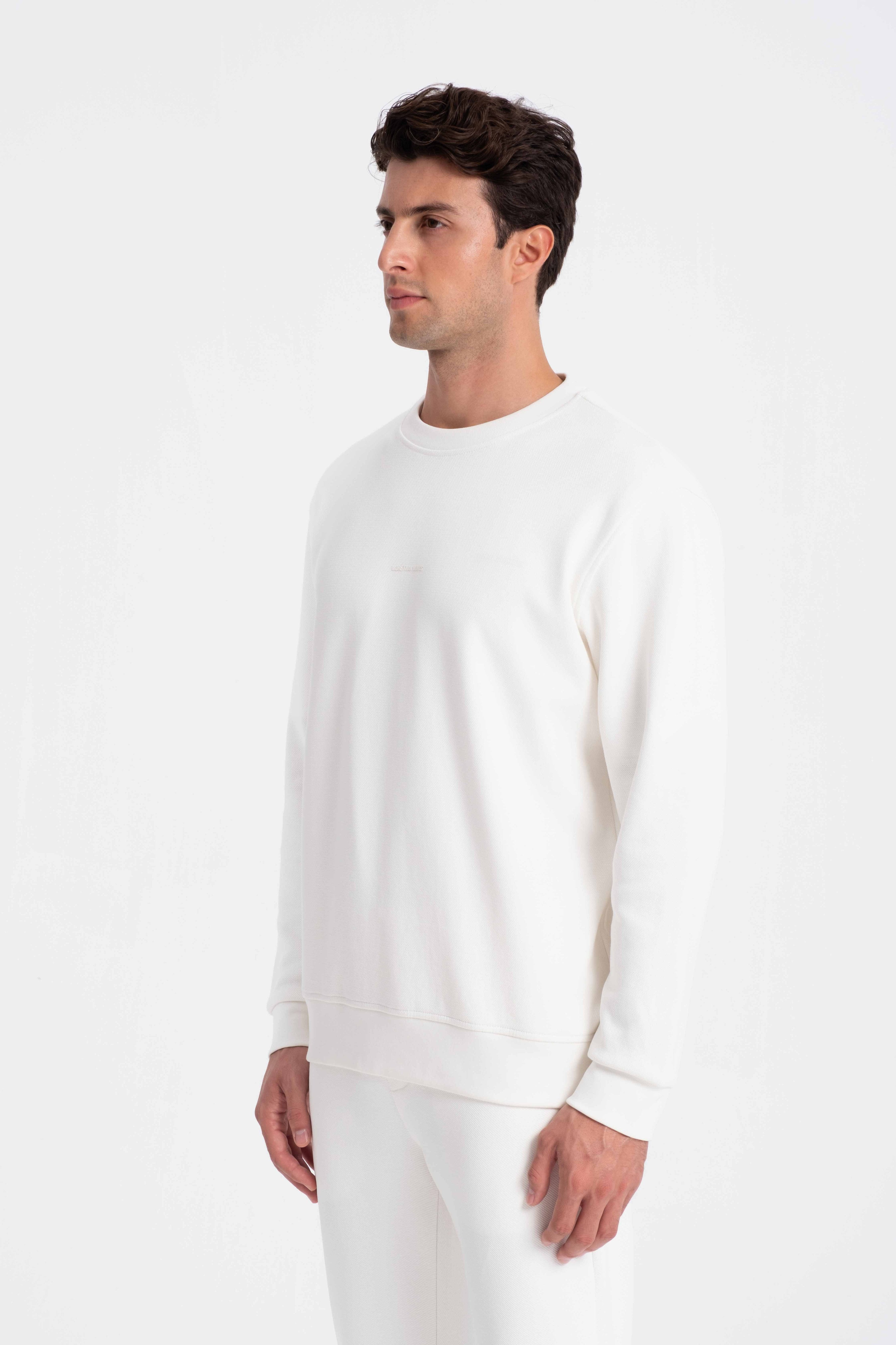 9519 JS 0 YAKA  LAKİNT SWEAT -R - Color: EKRU