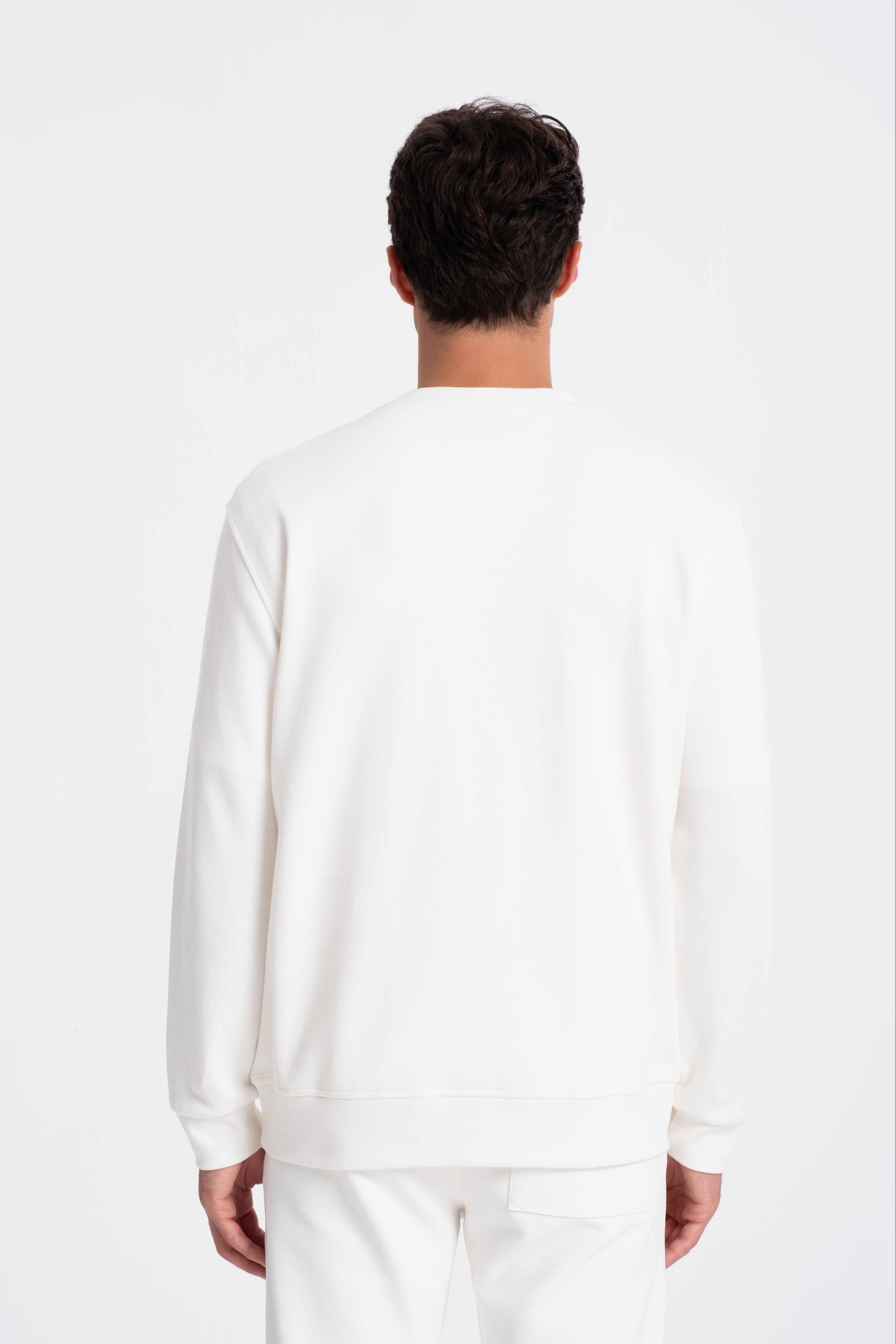 9519 JS 0 YAKA  LAKİNT SWEAT -R - Color: EKRU