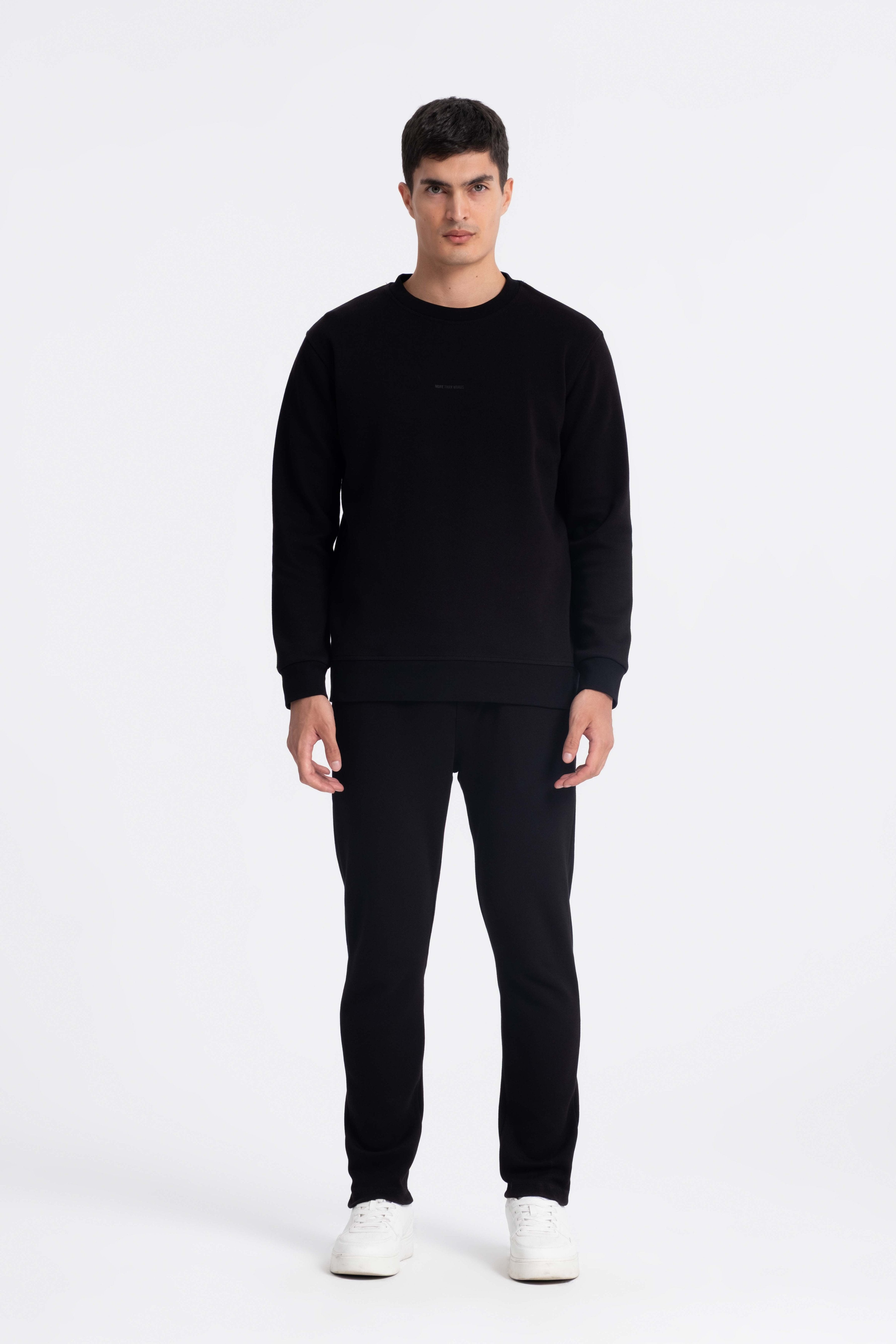 9519 JS 0 YAKA  LAKİNT SWEAT -R - Color: SİYAH