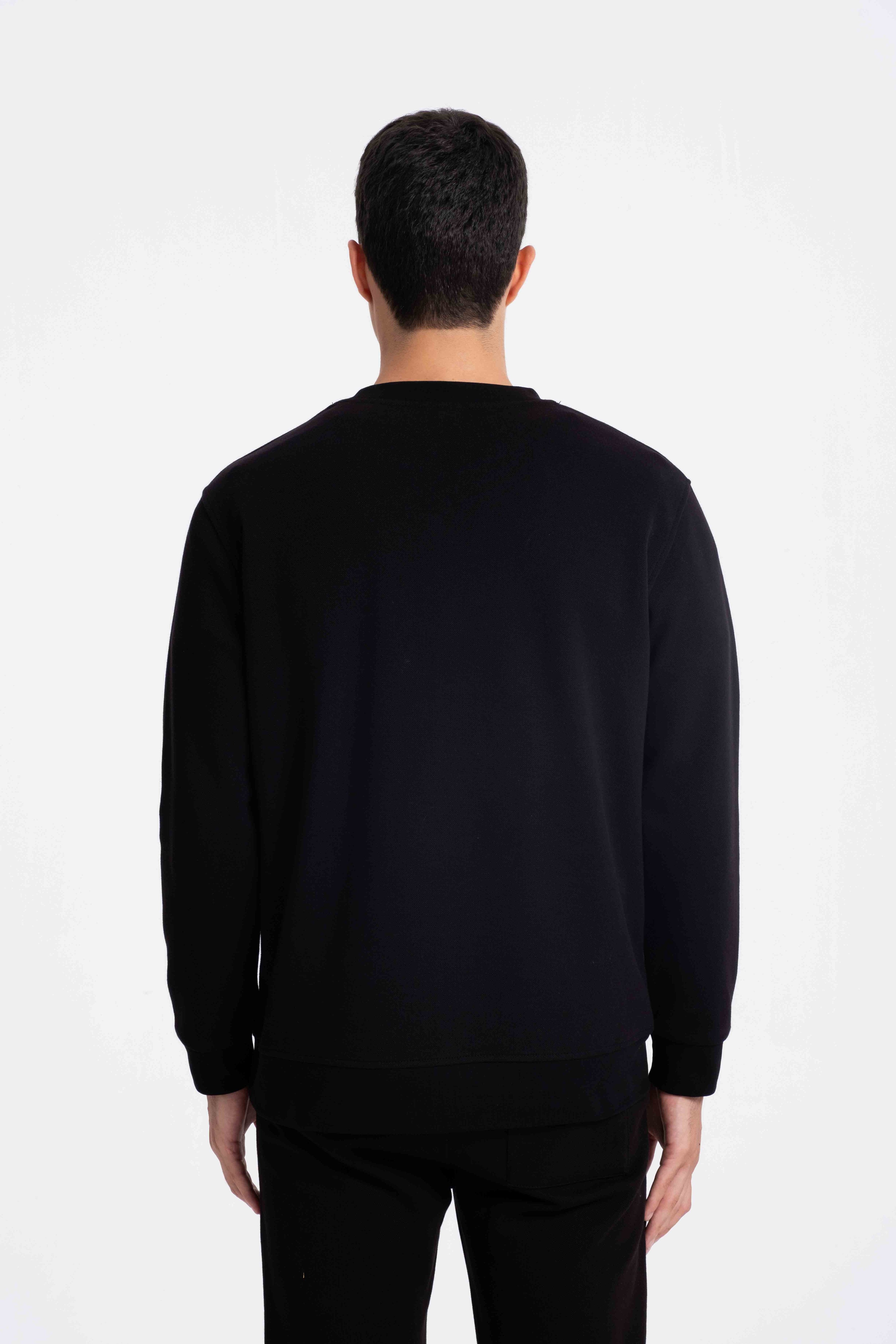 9519 JS 0 YAKA  LAKİNT SWEAT -R - Color: SİYAH