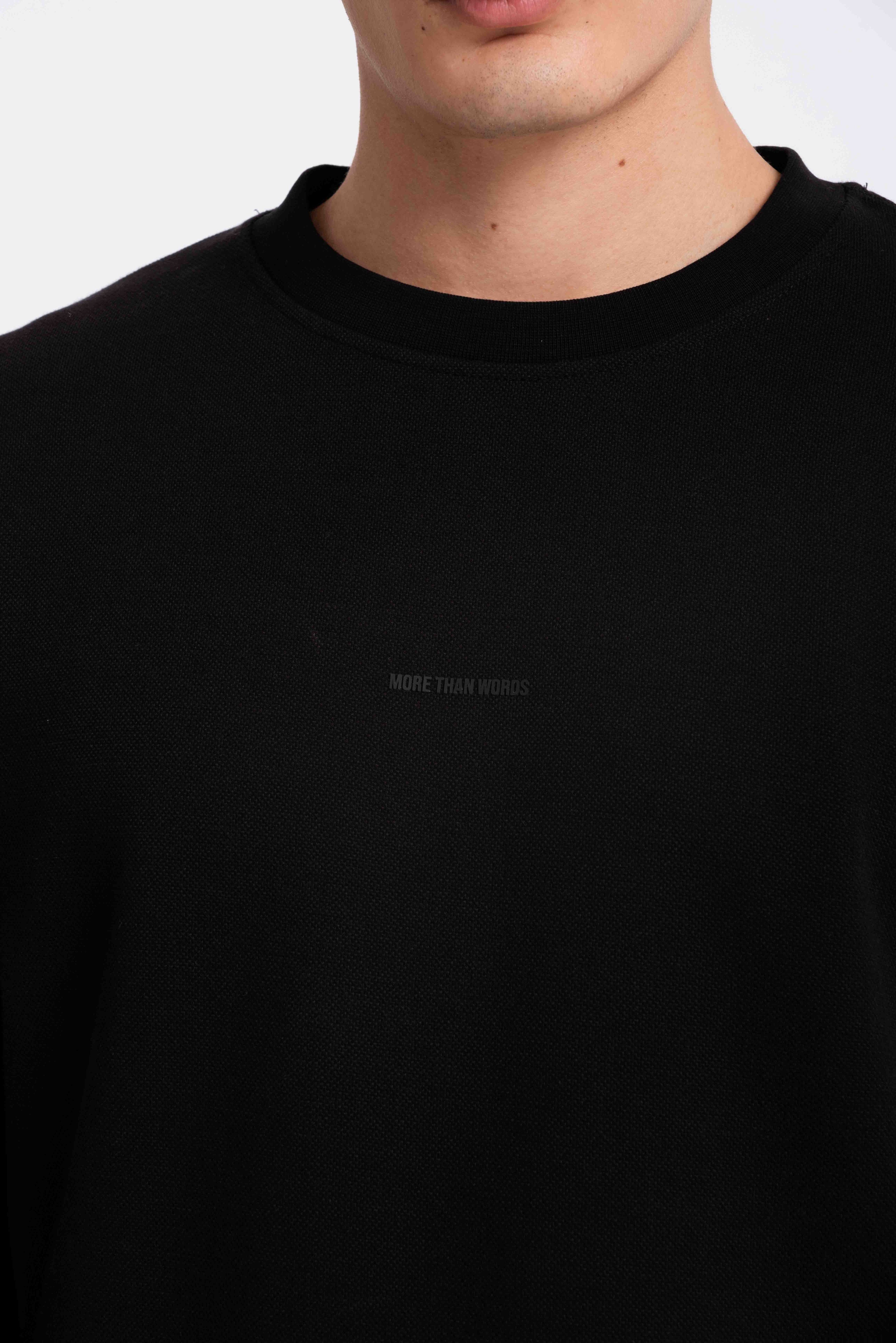 9519 JS 0 YAKA  LAKİNT SWEAT -R - Color: SİYAH
