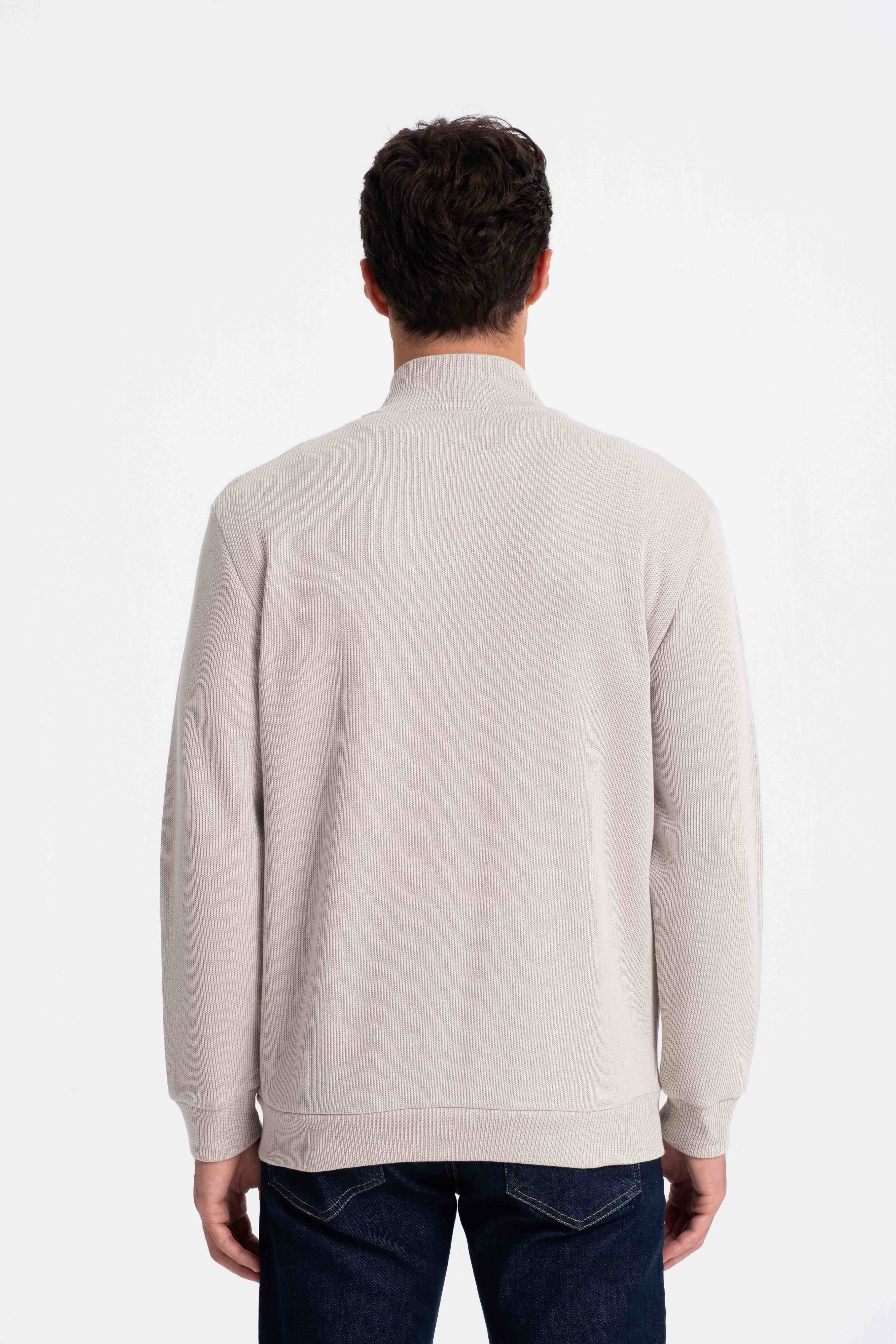 9552 JS DİK YAKA GİPELİ SELANİK HIRKA -WS - Color: TAŞ