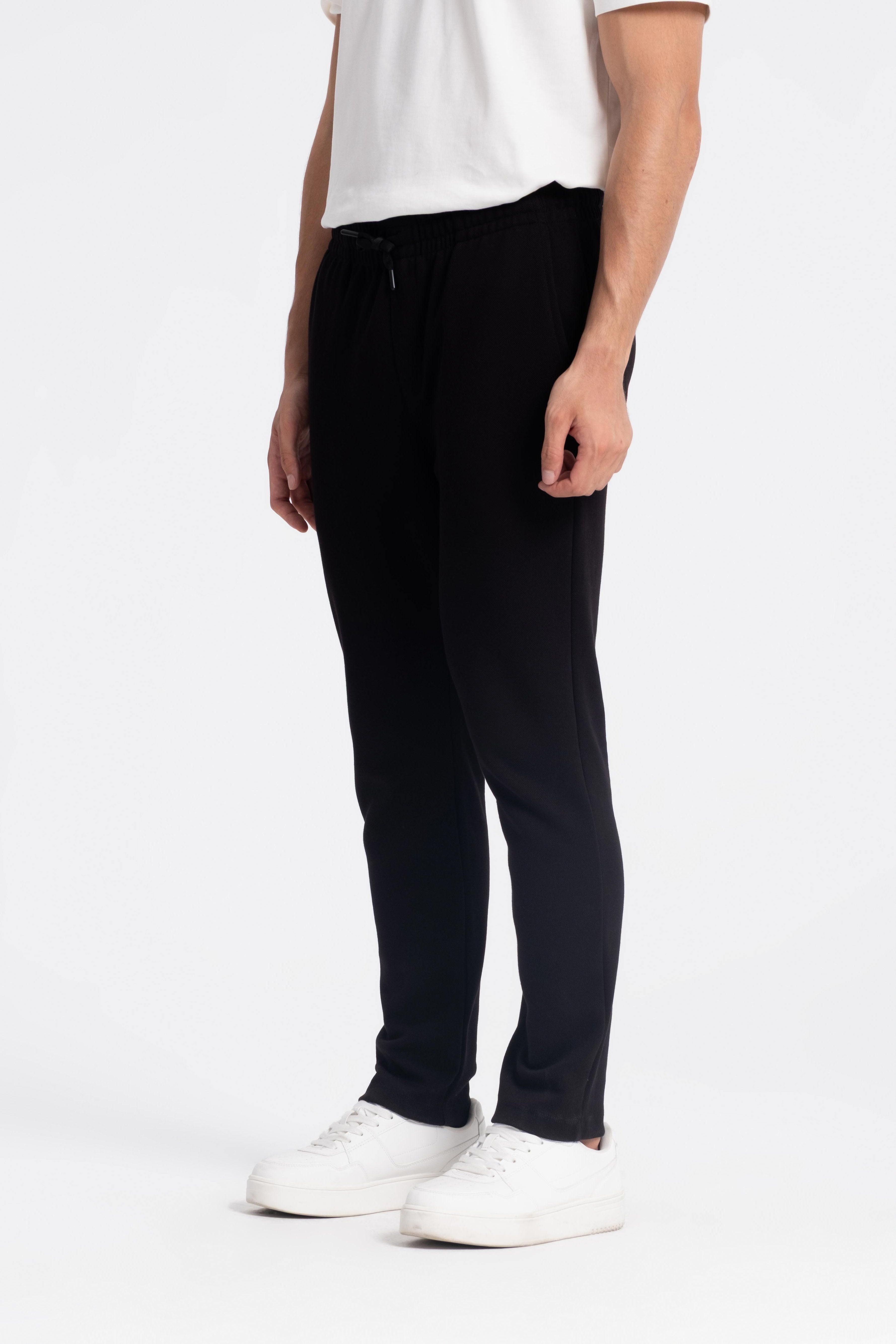 9557 JS LAKİNT ÖRME PANTOLON -R - Color: SİYAH