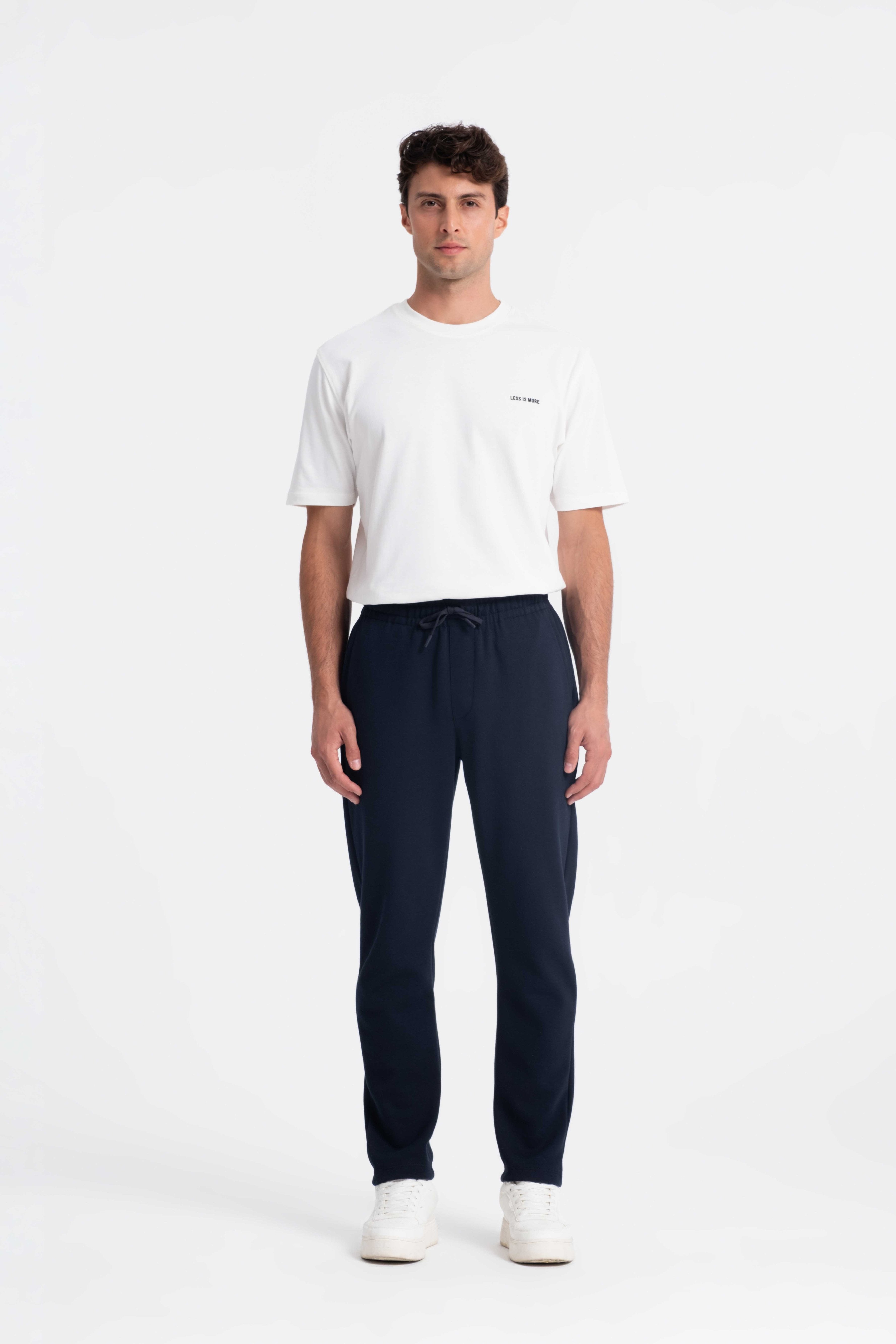 9557 JS LAKİNT ÖRME PANTOLON -R - Color: LACİVERT
