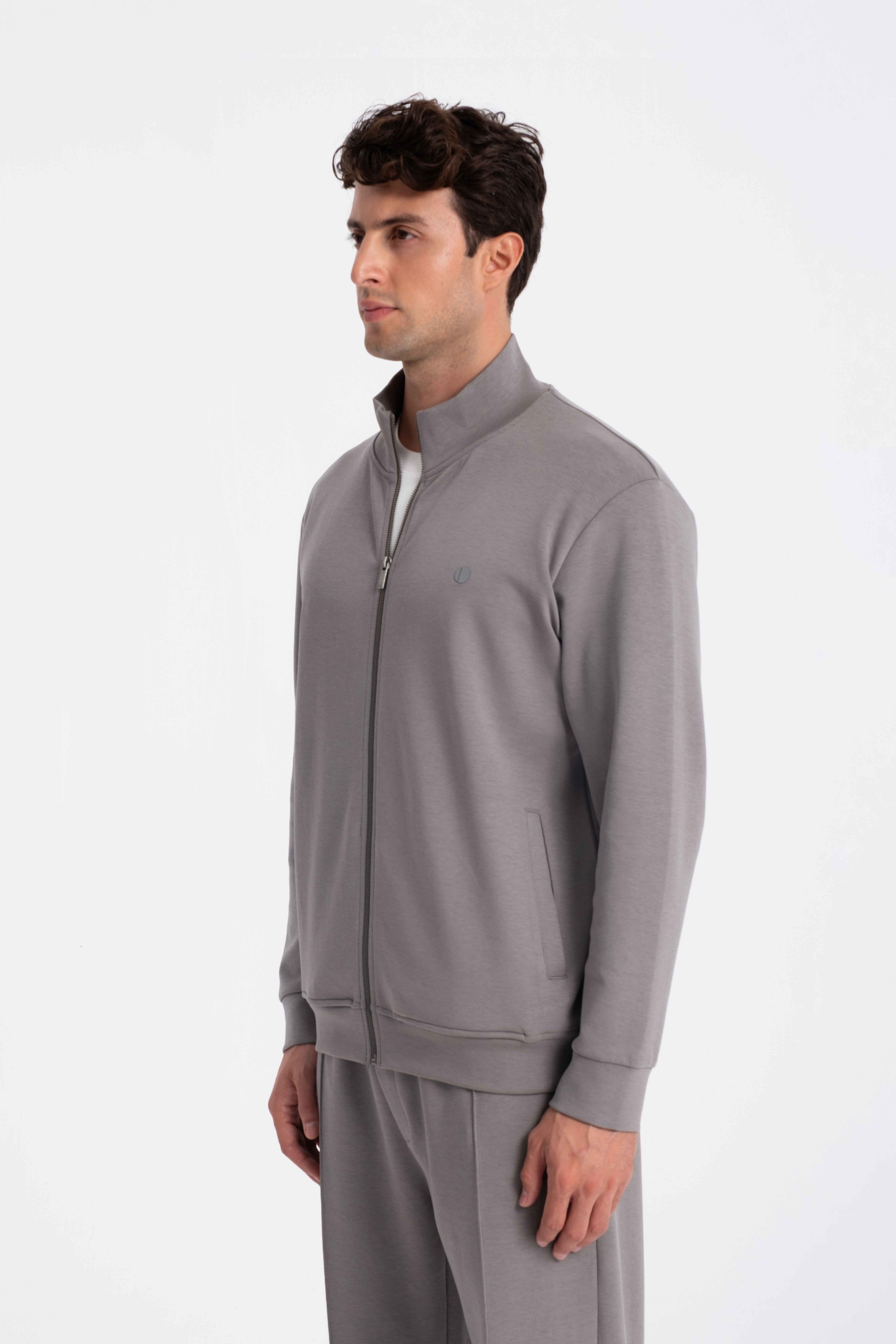 9565 JS DİKA YAKA DOUBLE HIRKA -R - Color: A.HAKI