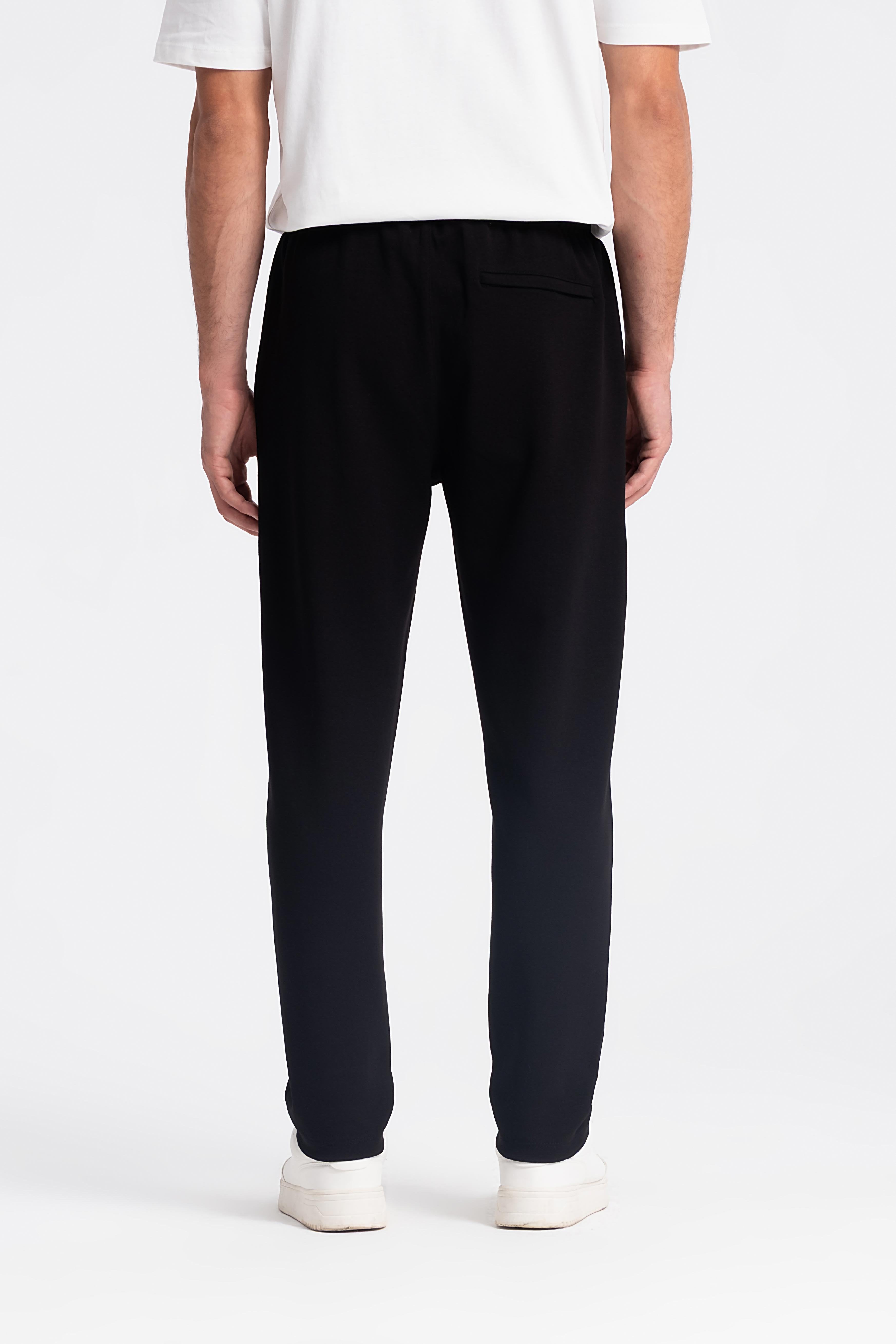 9567 JS DOUBLE FACE  ÖRME PANT -R - Color: SİYAH