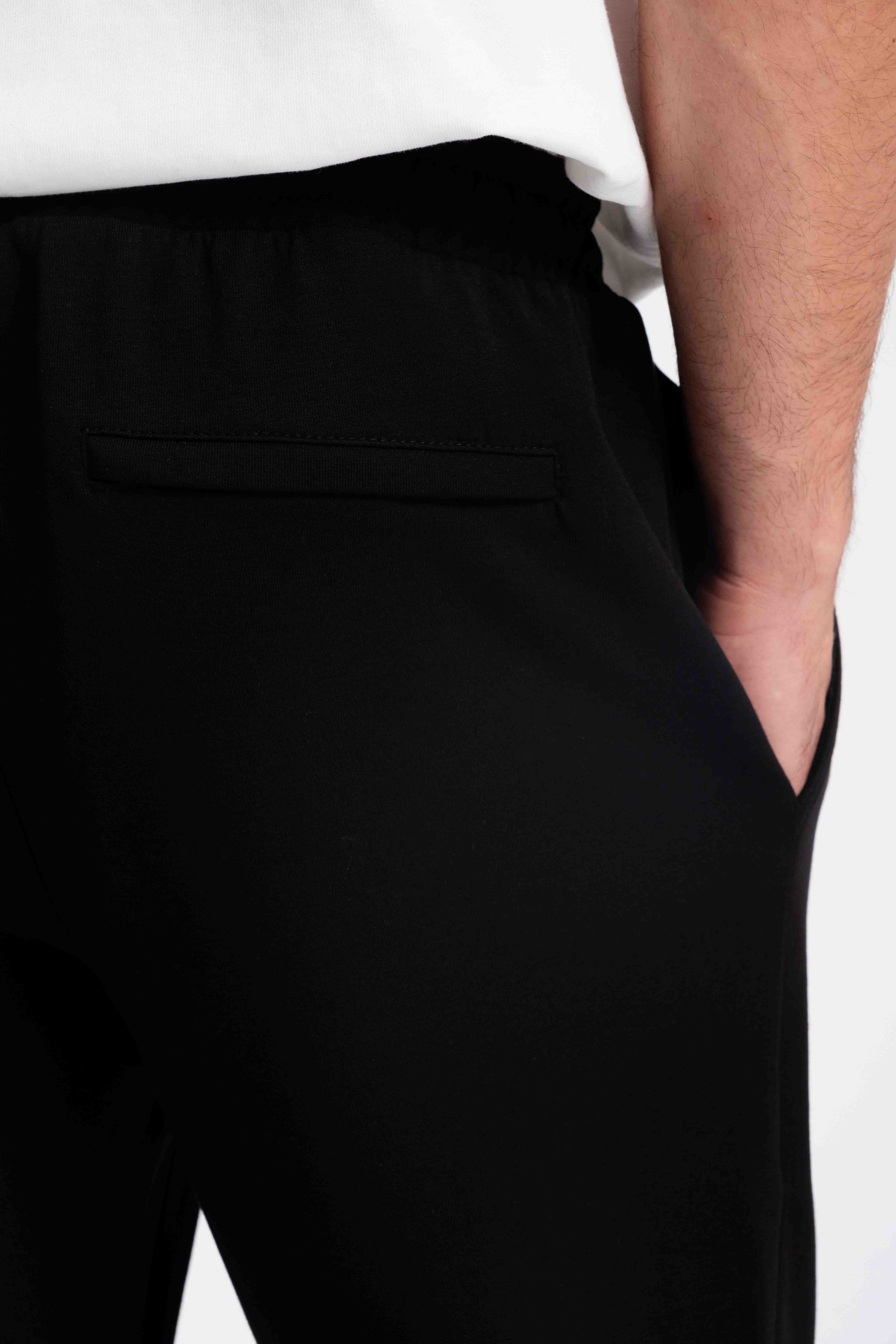 9567 JS DOUBLE FACE  ÖRME PANT -R - Color: SİYAH