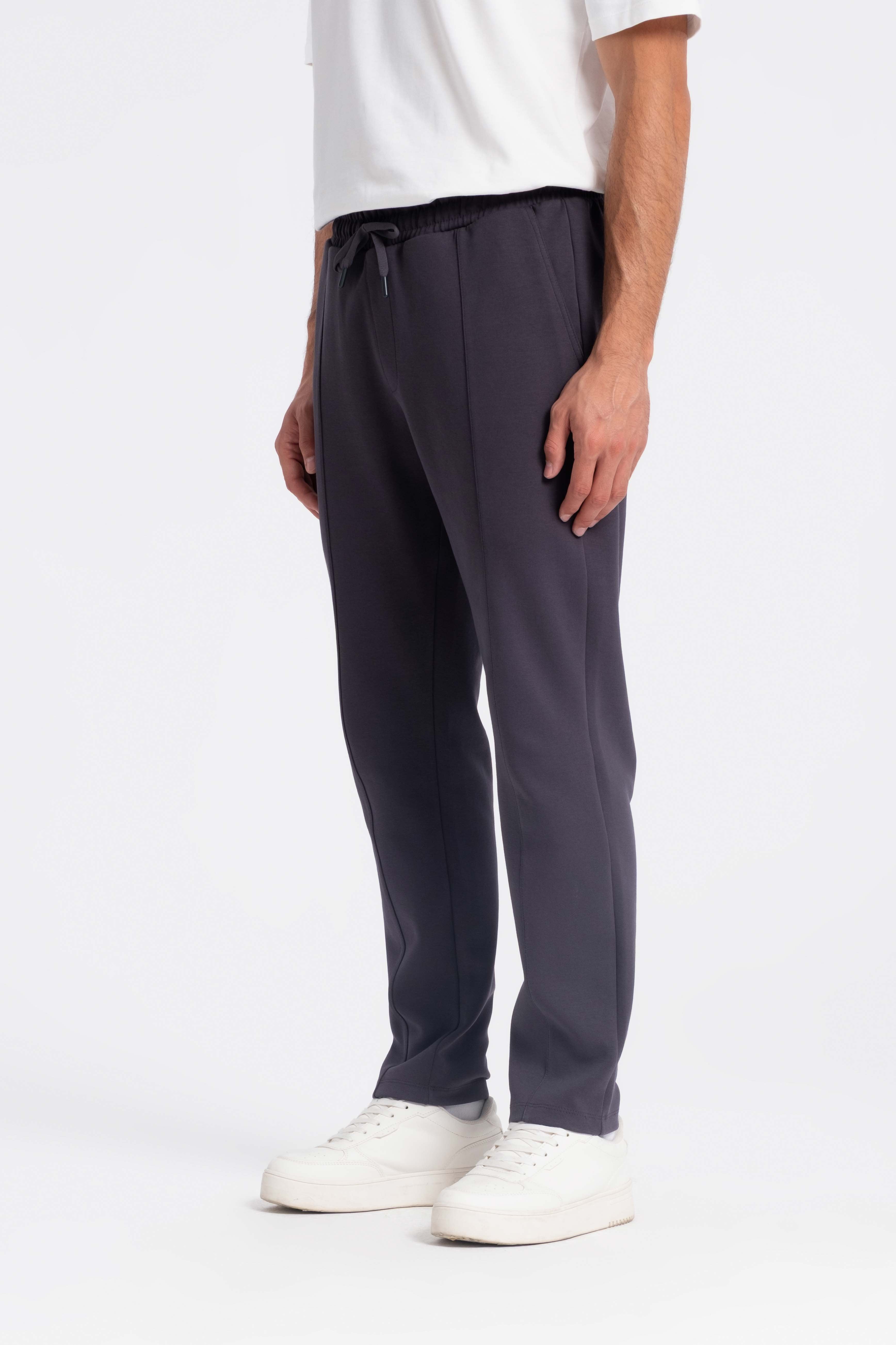 9567 JS DOUBLE FACE  ÖRME PANT -R - Color: ANTRASİT