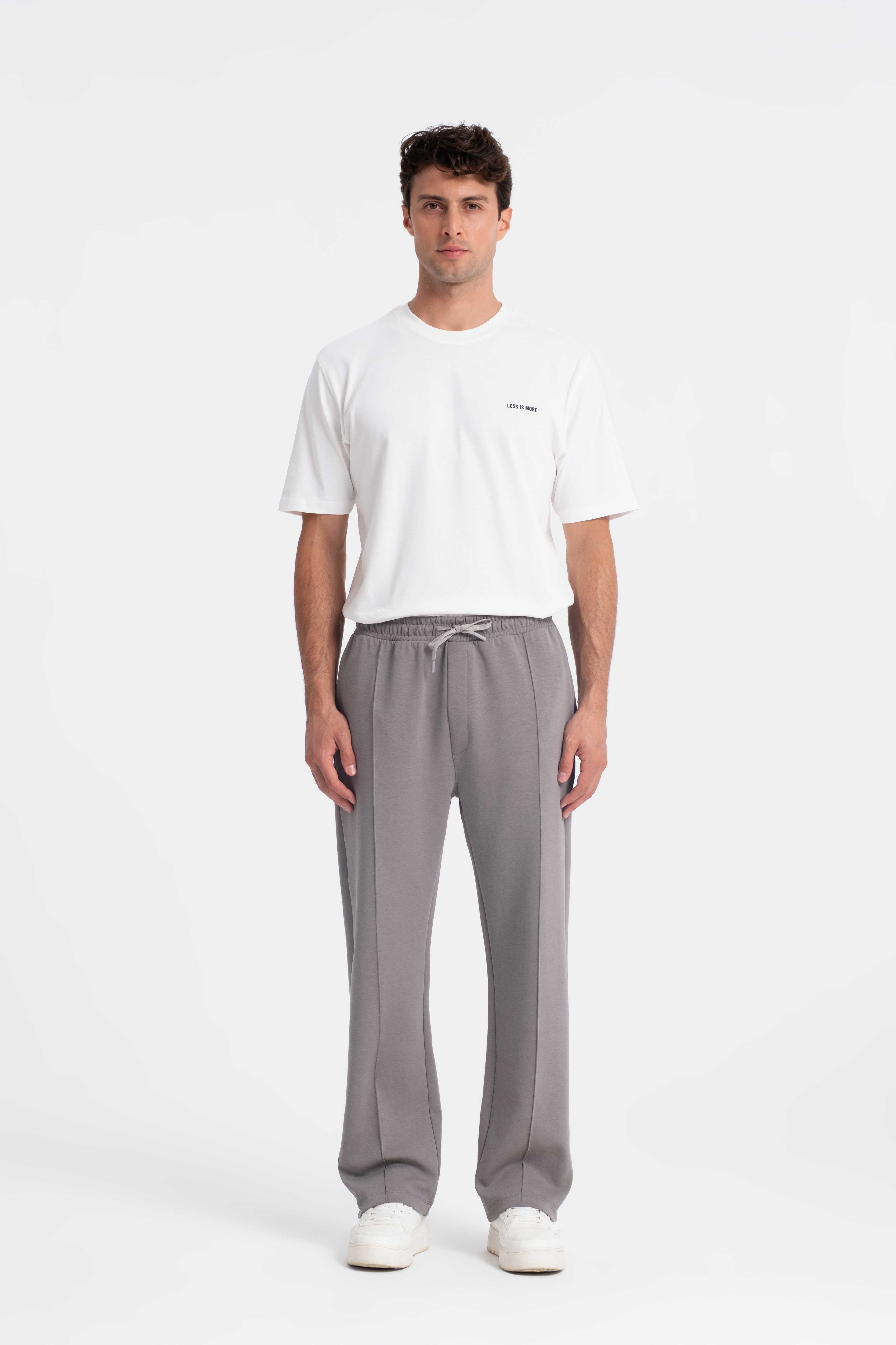 9570 JS DOUBLE FACE BAGGY  ÖRME PANT -R - Color: A.HAKI