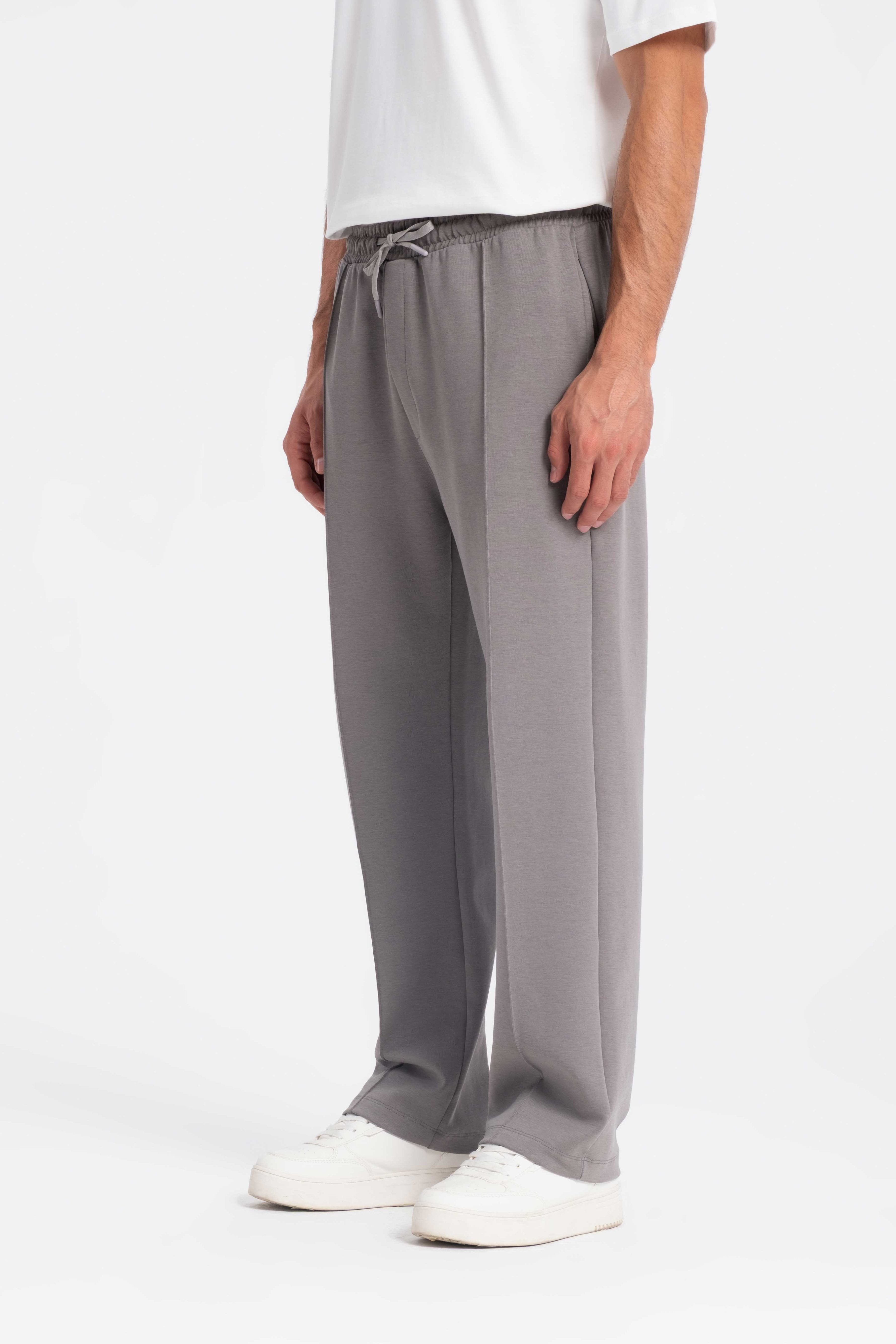 9570 JS DOUBLE FACE BAGGY  ÖRME PANT -R - Color: A.HAKI
