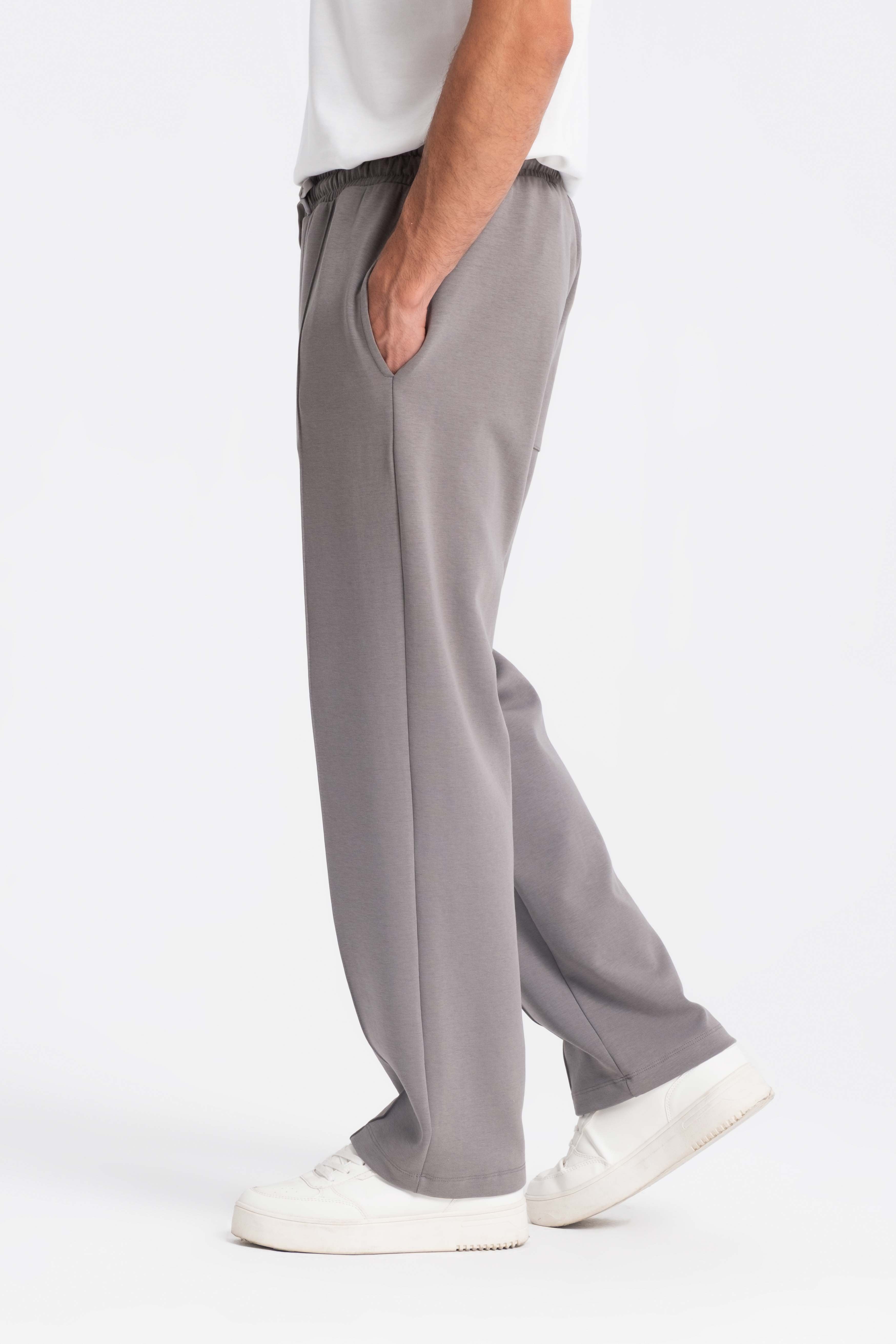 9570 JS DOUBLE FACE BAGGY  ÖRME PANT -R - Color: A.HAKI