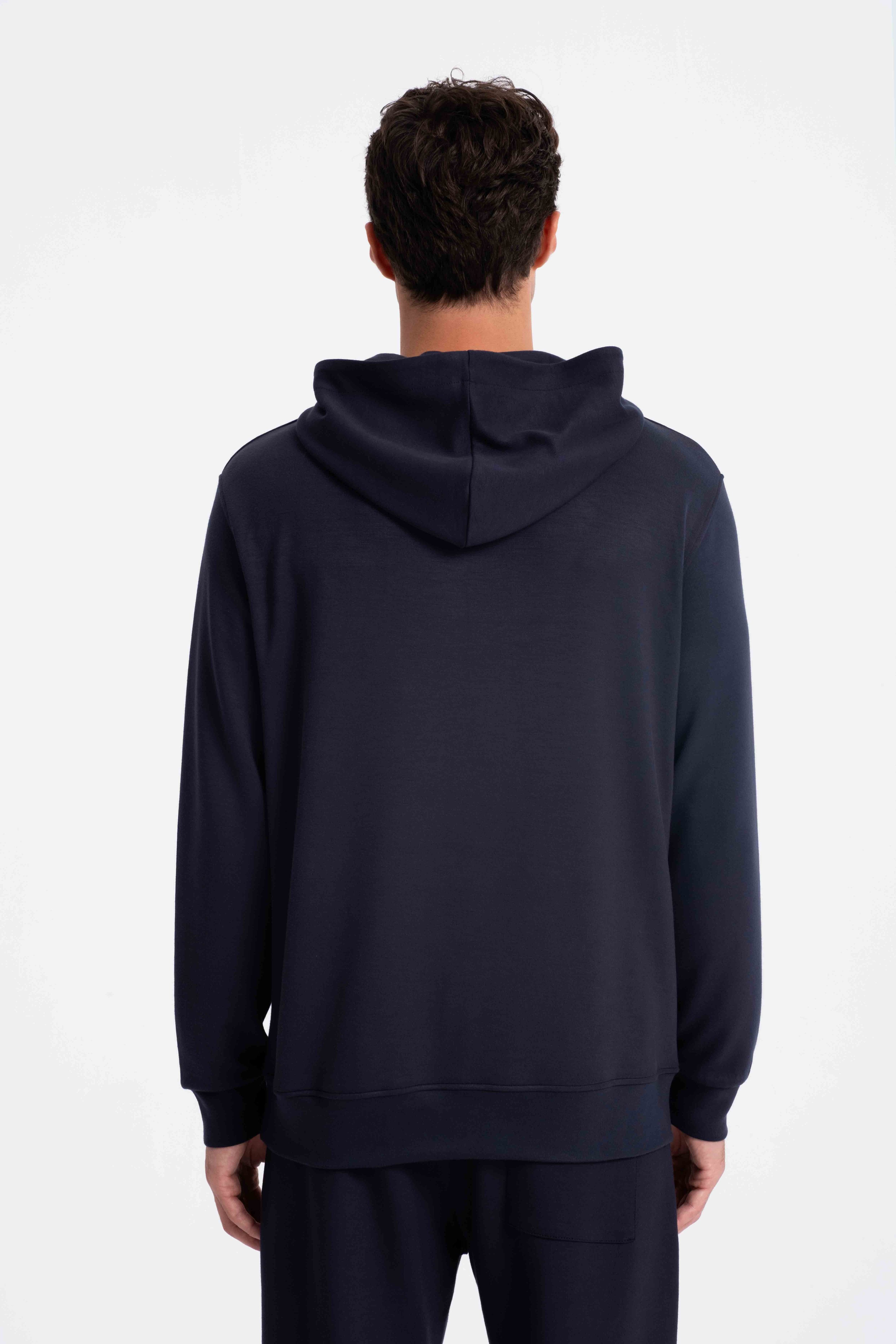 9571 JS KAPŞONLU MODAL SWEAT -R - Color: LACİVERT