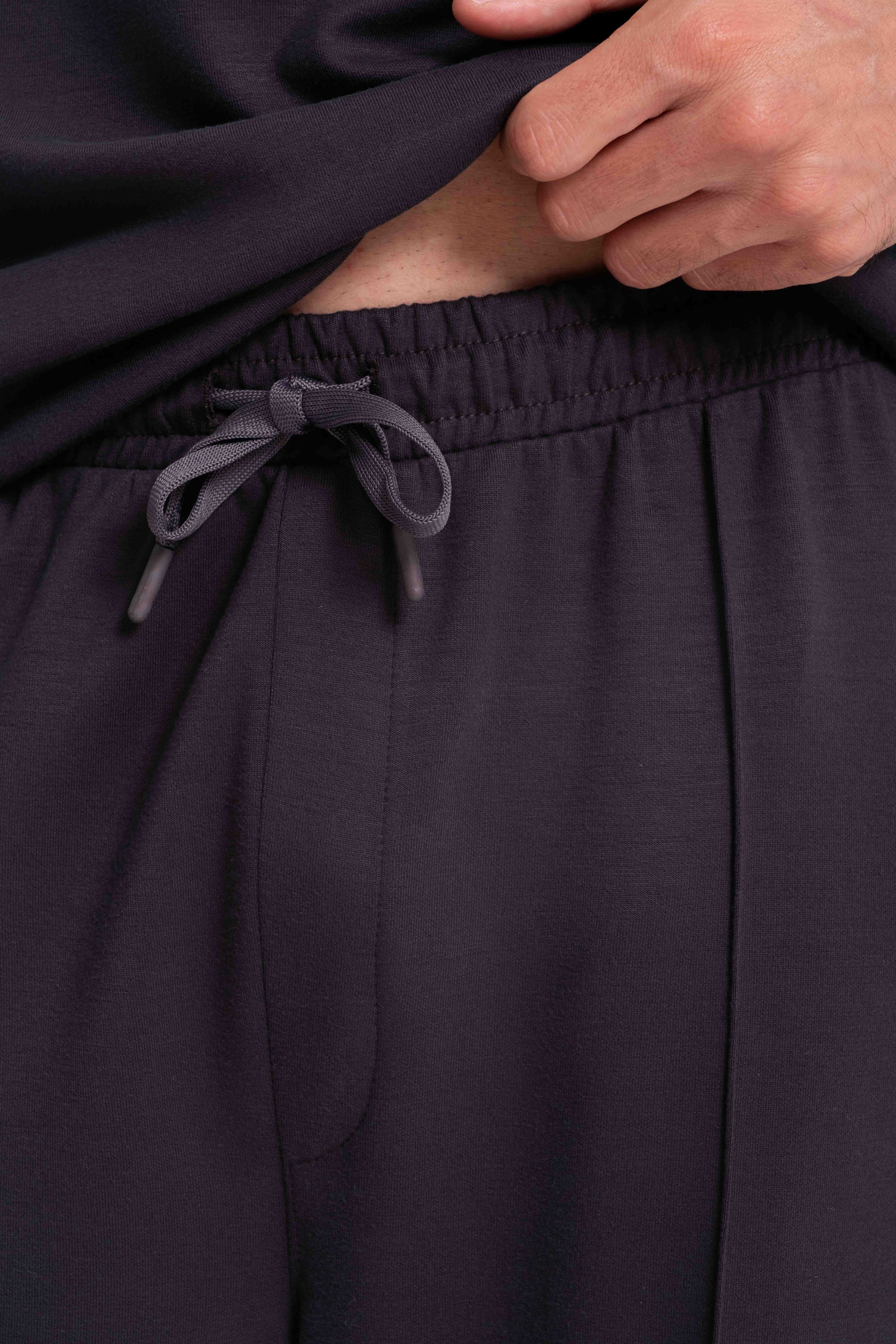 9574 JS MODAL BAGGY  ÖRME PANT -R - Color: ANTRASİT