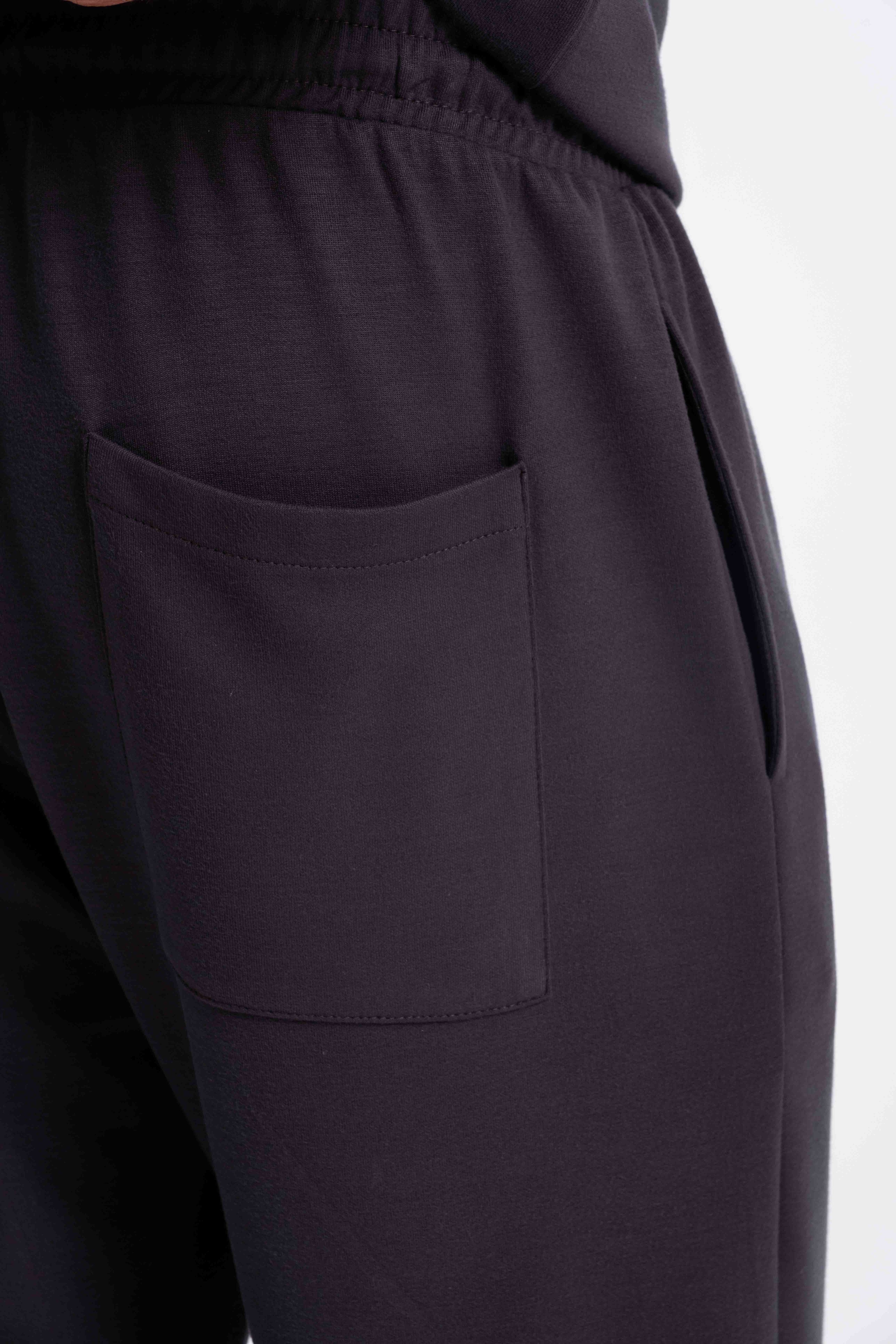 9574 JS MODAL BAGGY  ÖRME PANT -R - Color: ANTRASİT